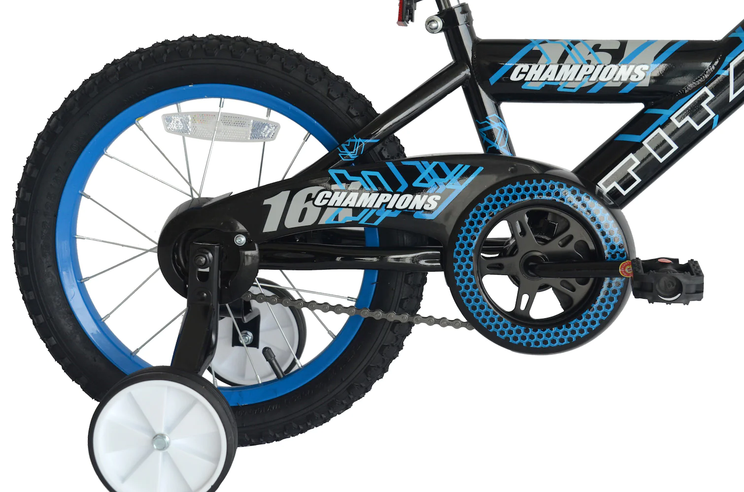 Titan Champions 16-Inch Boys BMX Bike, Black
