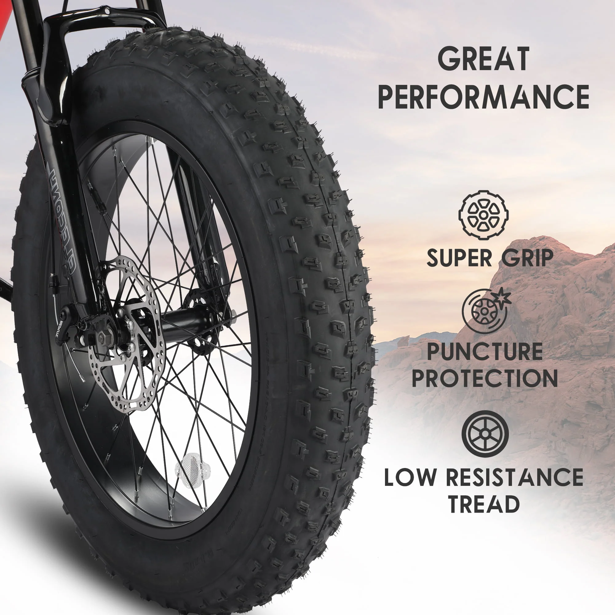 Elitezip 20 Inch Fat Tire Mountain Bike with Full Shimano 7 Speed, Mongoose Dolomite Fat Tire Bike with Dual Disc Brake, High-Carbon Steel Frame, Front Suspension, Urban Commuter City Bicycle