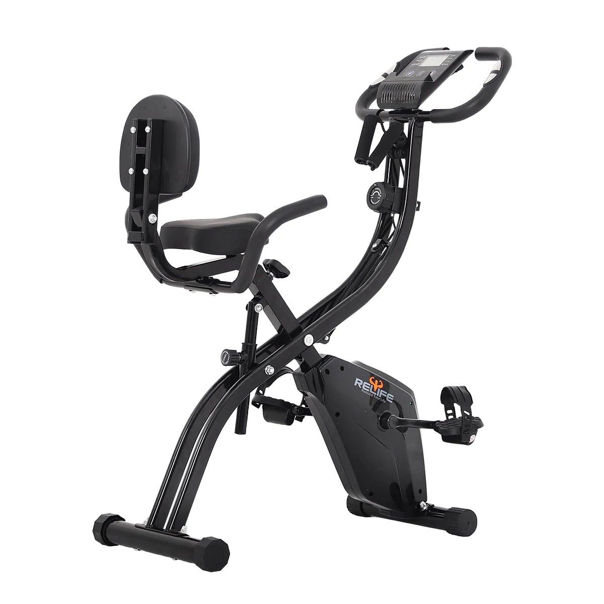 RELIFE REBUILD YOUR LIFE 3in1 Foldable Exercise Bike Indoor Cycling Bicycles for Home Fitness Cardio Workout
