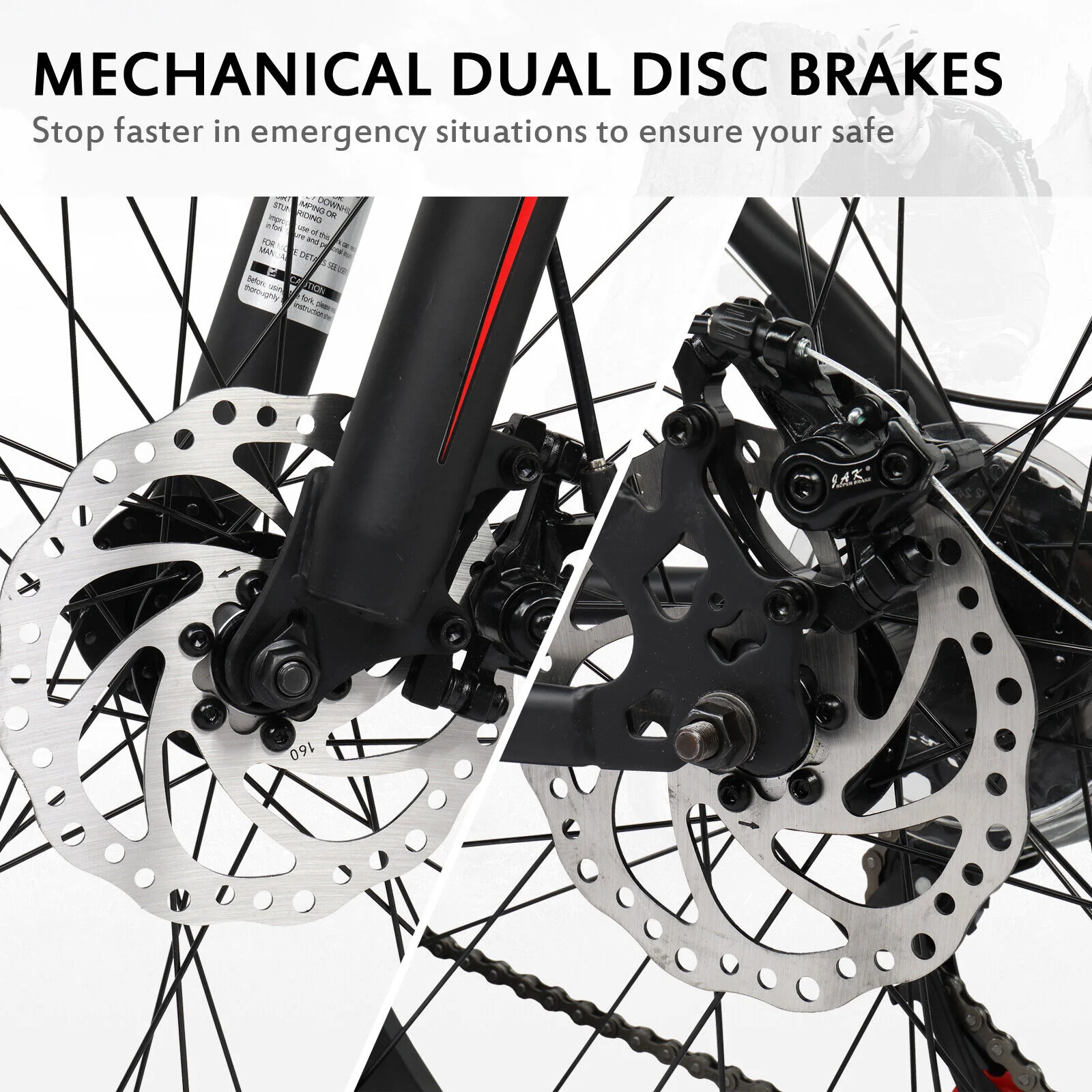 Great Choice Product 26&s;&s; Fat Tire Mtb Bike Shimano 21 Speed Mountain Bicycle High Carbon Steel