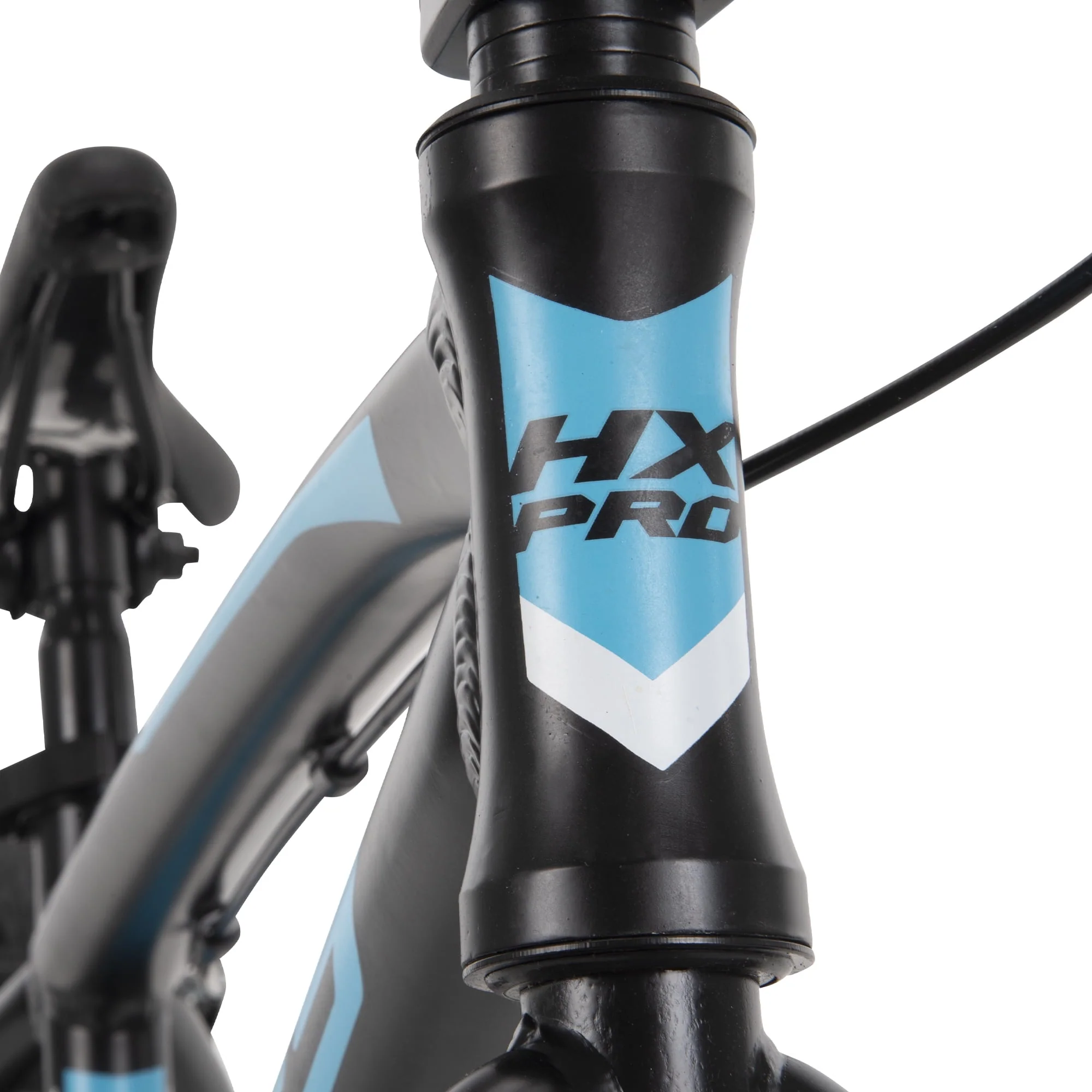 Huffy 20-inch BMX Bikes HX-Pro Bike, Black with Teal, Aluminum Frame, Ages 5+ Years