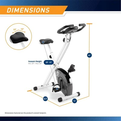 Marcy Foldable Bike Battery Excercise Bike