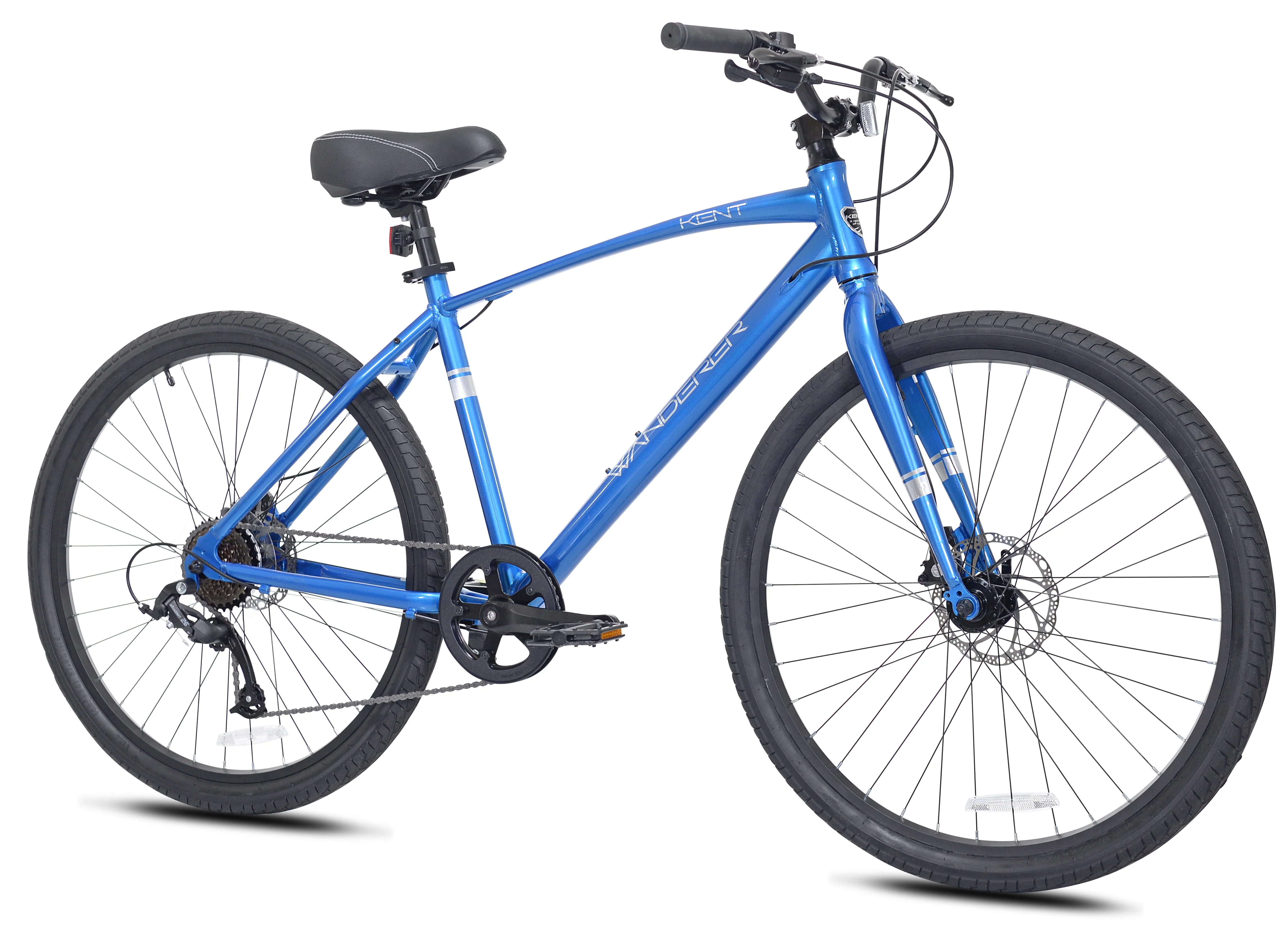 Kent Bicycles 27.5 in. Wanderer Men's Aluminum All-Terrain Bicycle, Blue
