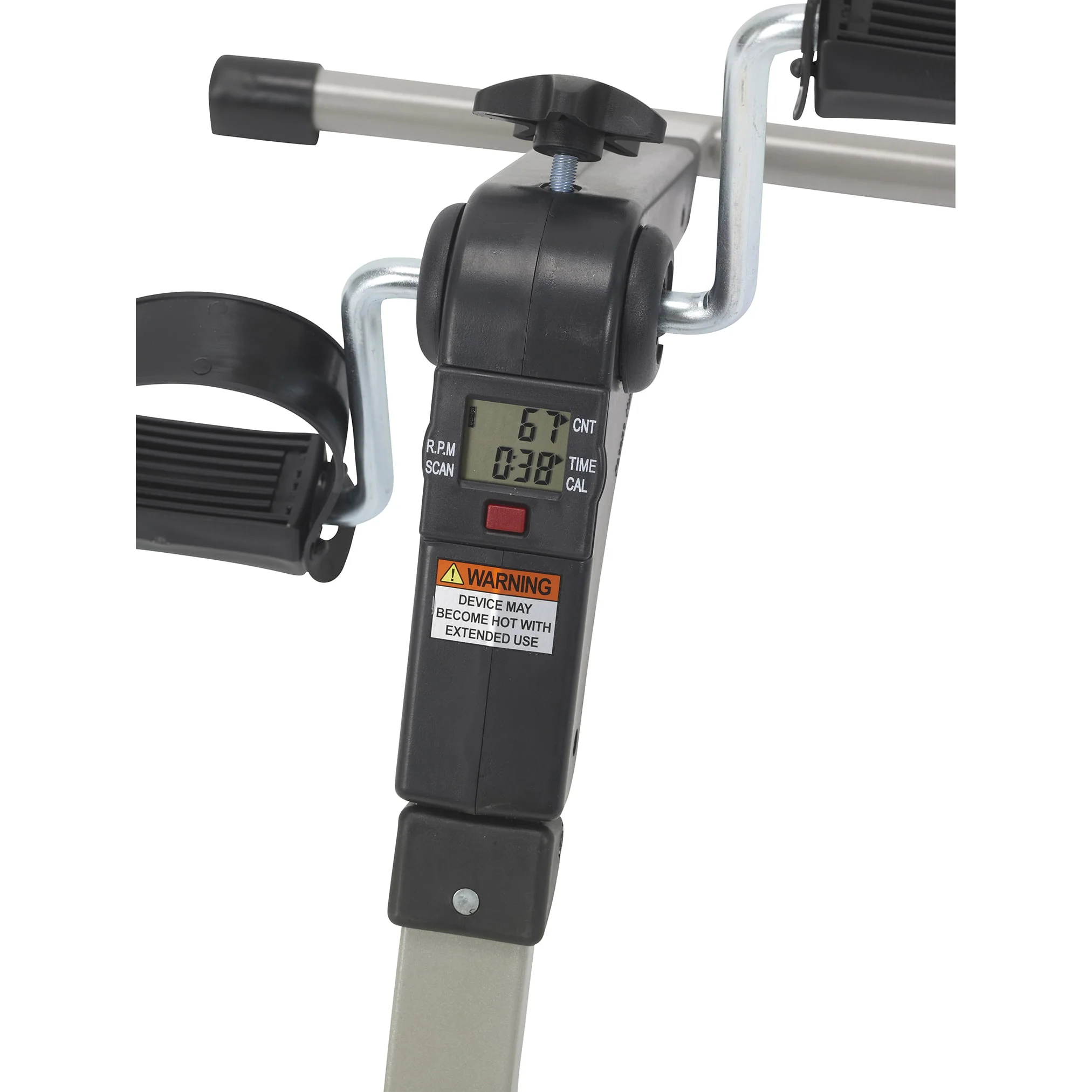 Drive Medical Folding Exercise Peddler with Electronic Display, Black