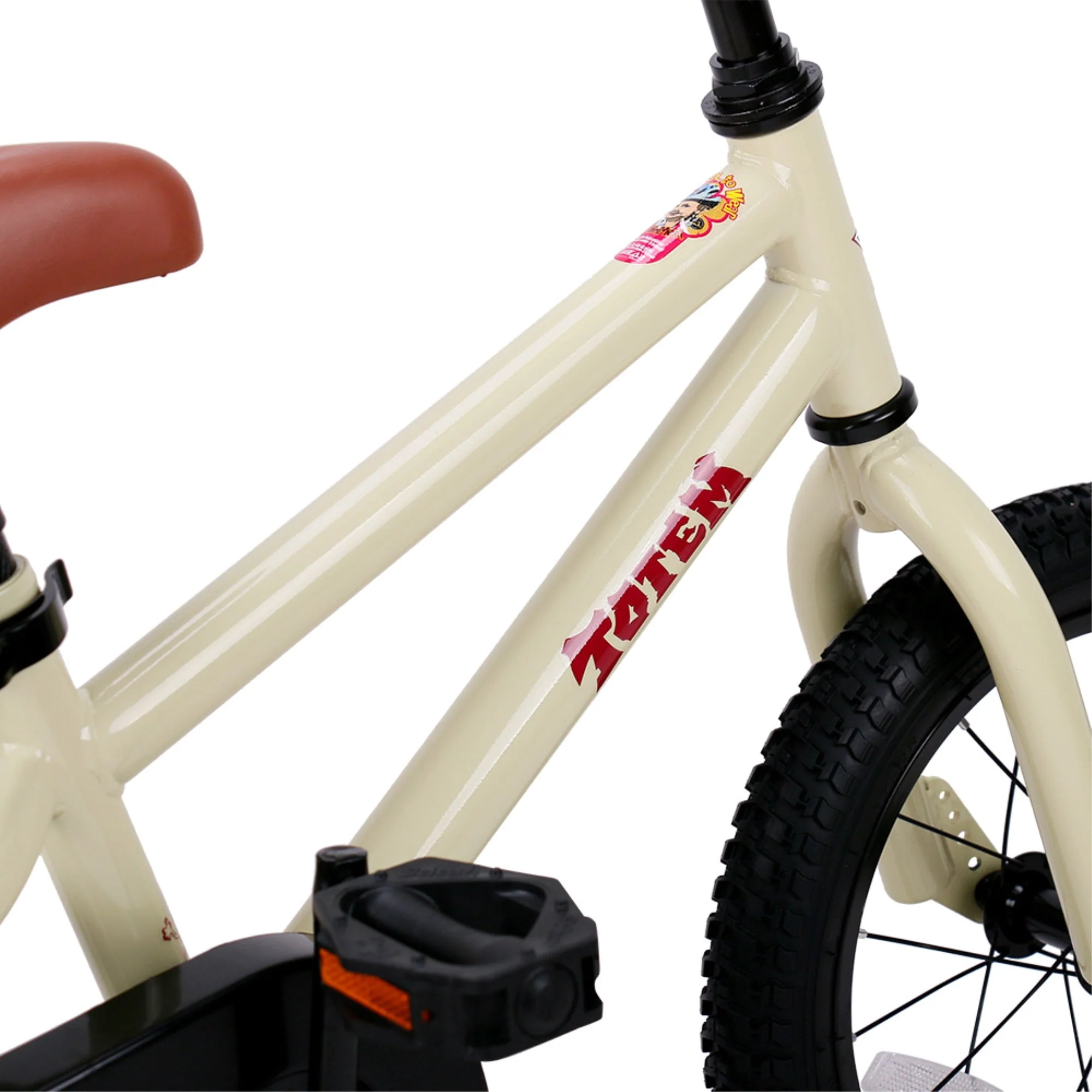 JOYSTAR Totem Kids Bike for 2-9 Years Old Boys Girls, BMX Style Kid Bicycles 12 14 16 18 Inch with Training Wheels, 18 Inch Children Bikes with Kickstand and Handbrake, Blue Beige Pink Green