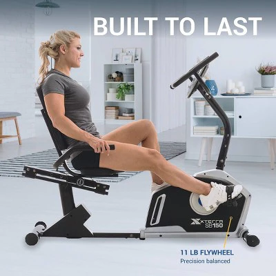 XTERRA Fitness SB150 Recumbent Exercise Bike - Black