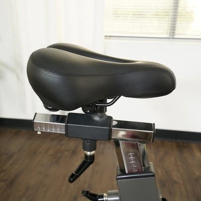 Sunny Health & Fitness Training Cycling Battery Exercise Bike - Gray