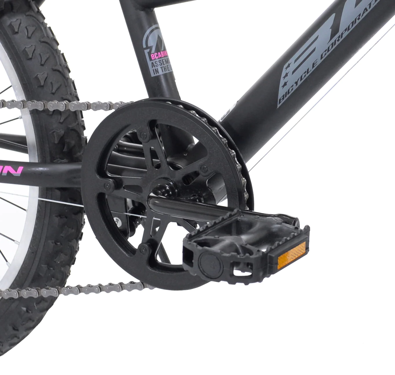 20-inch Girl's Kobra Mountain Child Bicycle, Black/Pink