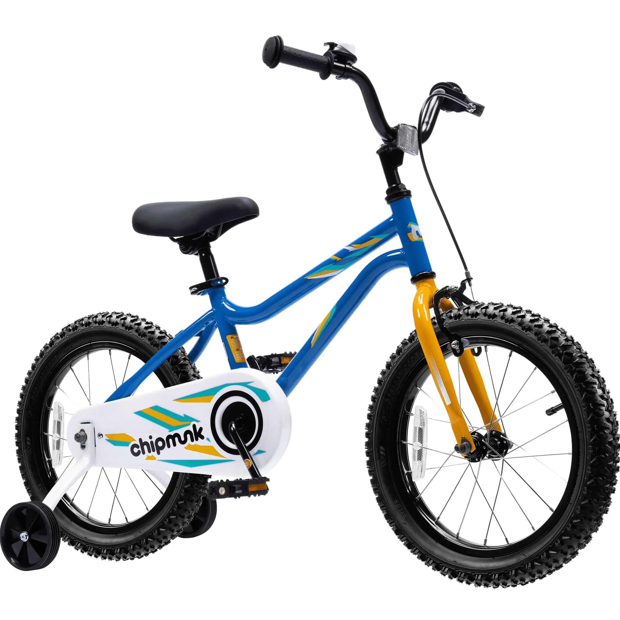 RoyalBaby Chipmunk Kids Bike Boys Girls 14 Inch Bicycle with Training Wheels Blue