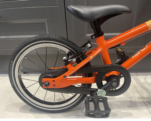 Islabikes cnoc 14 small (cnoc 14 current) orange kids bike brand  new