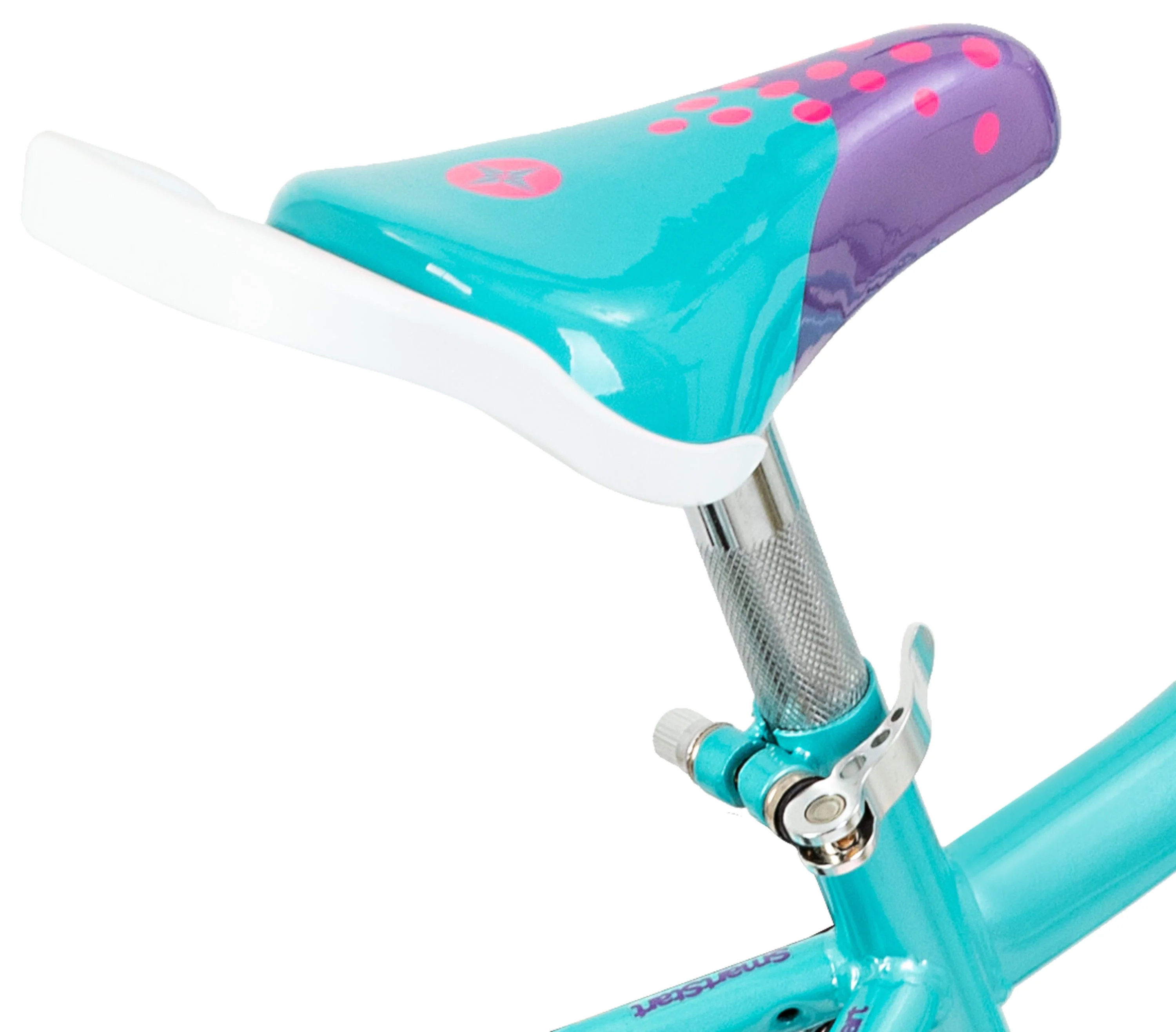 16-in. Breeze Girls Kids Bike with Basket, Teal & Purple