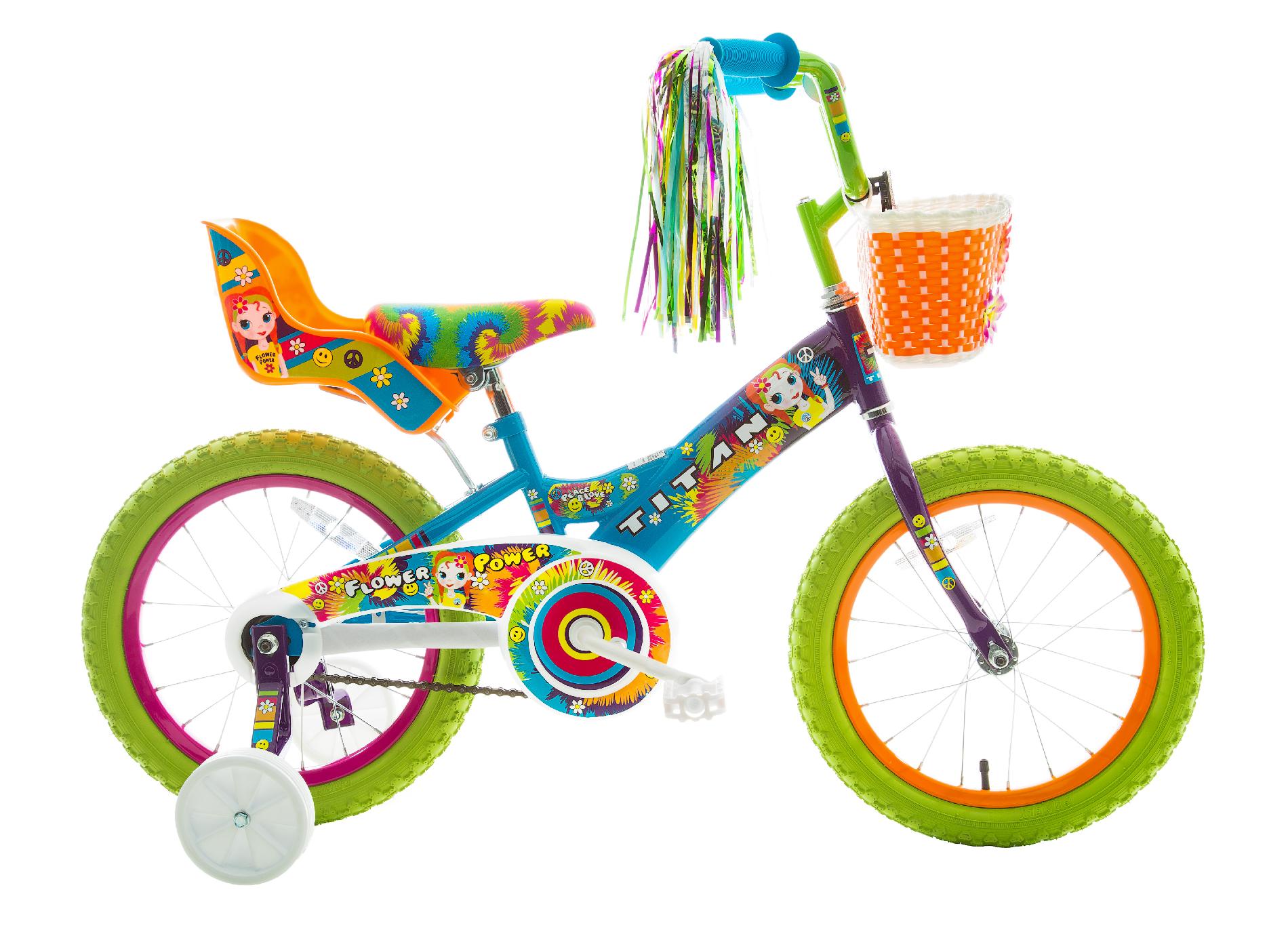 Titan 083-8416 Girl&s;s Flower Power Princess Multi-Color 16