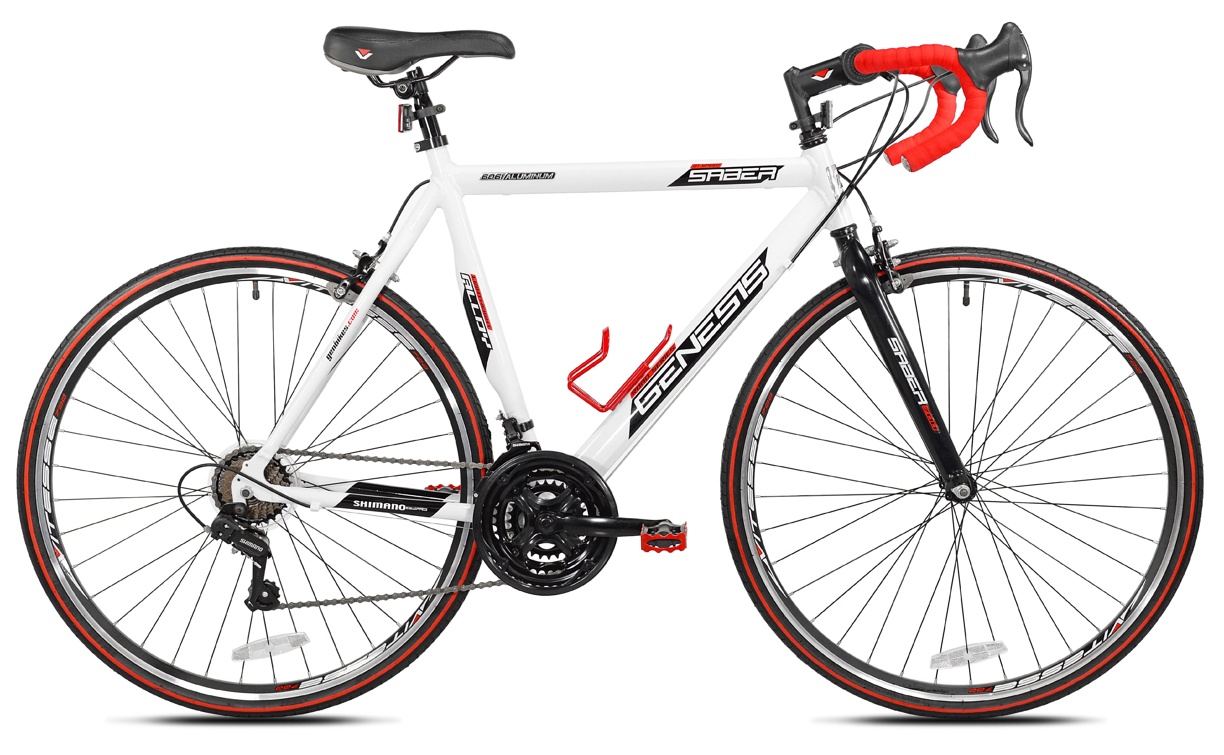 700c Saber Men's Road Bike, Medium, White