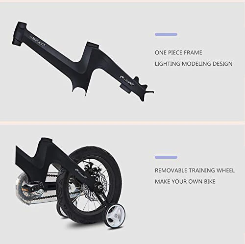 NiceC 14 In. BMX Kids Bicycle, Black