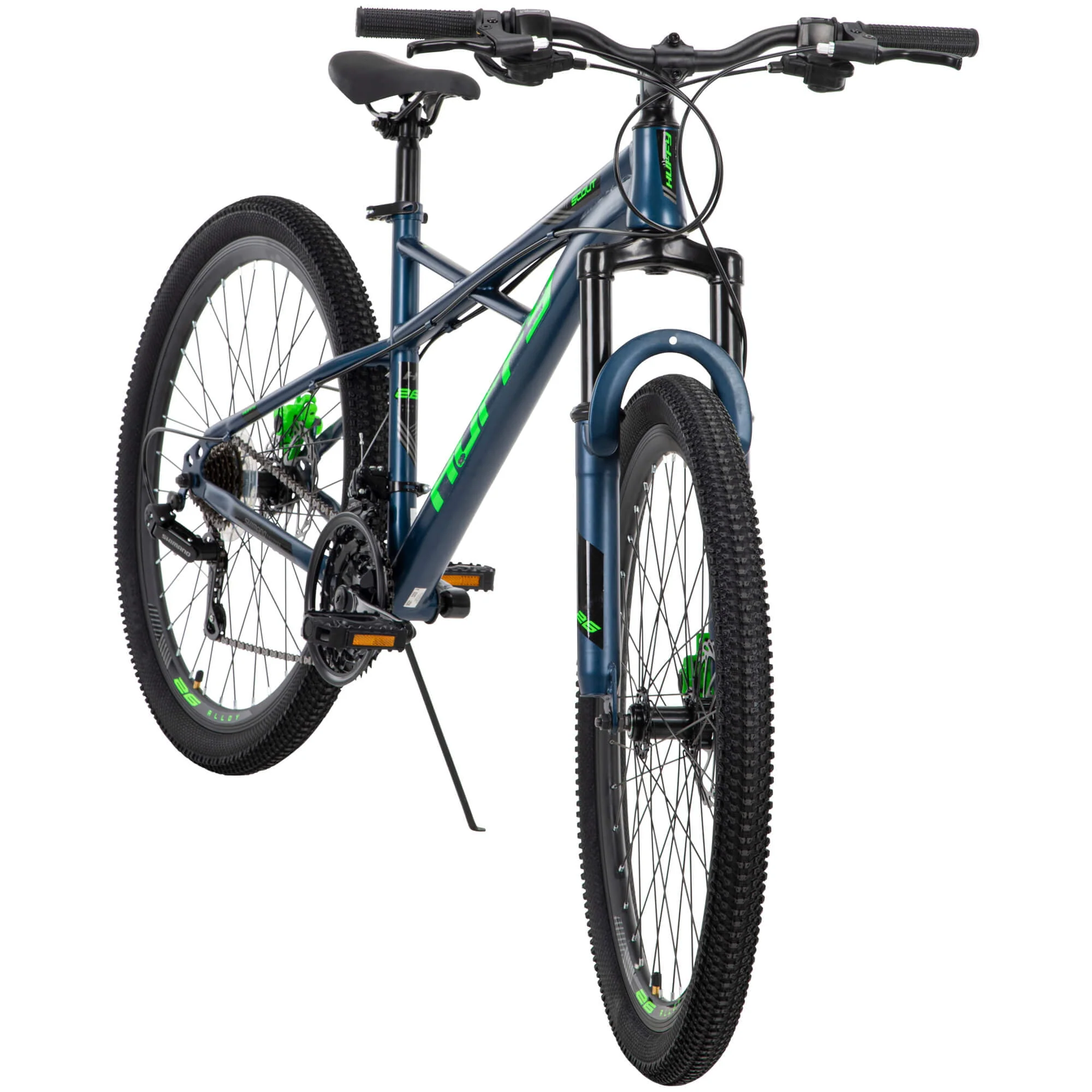 26-Inch Scout Men's 21-Speed Hardtail Mountain Bike, Denim Blue
