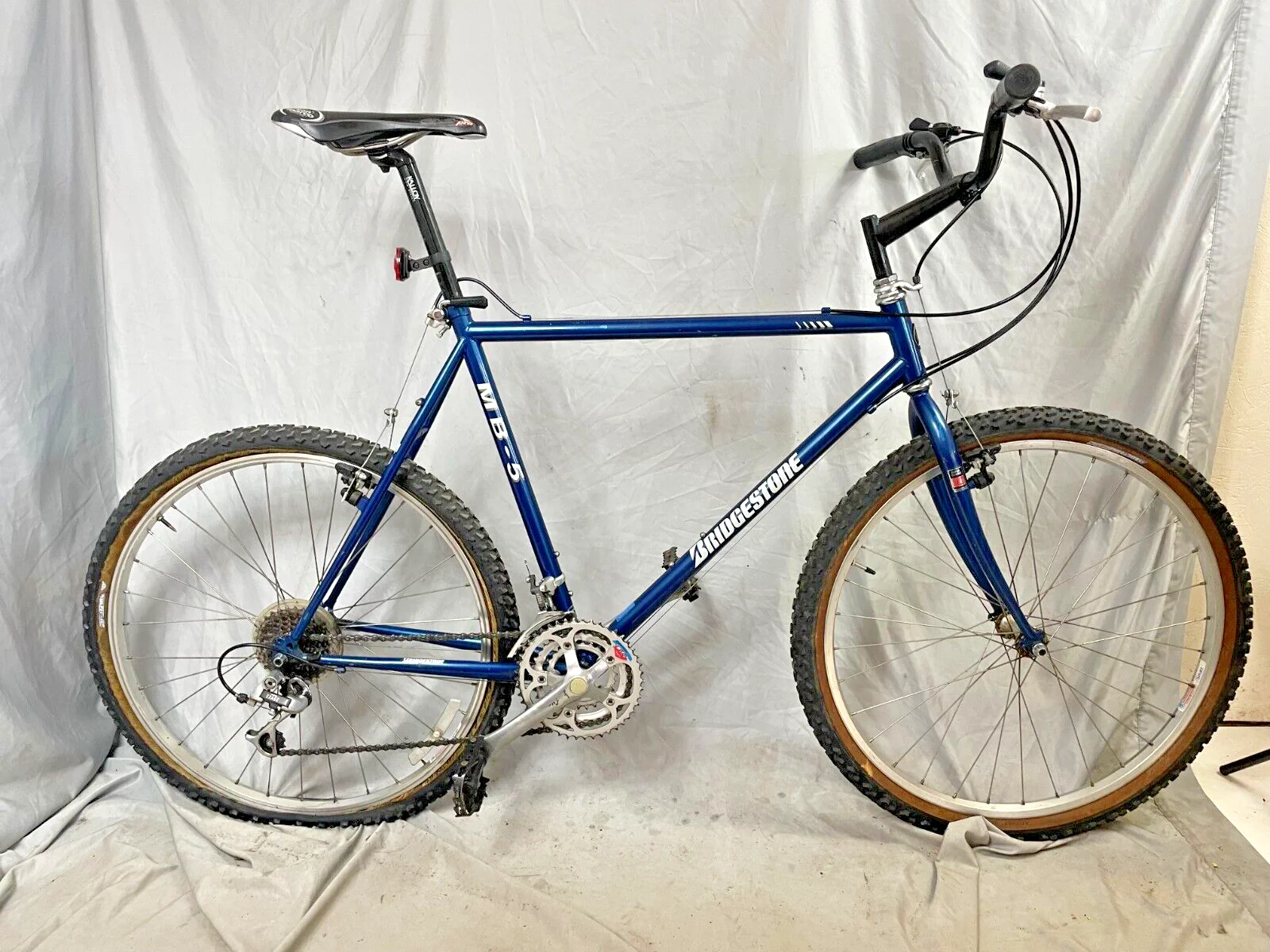 1988 Bridgestone MB-5 MTB Bike 22" XLarge Hardtail Tange Chromoly Fe USA Shipper