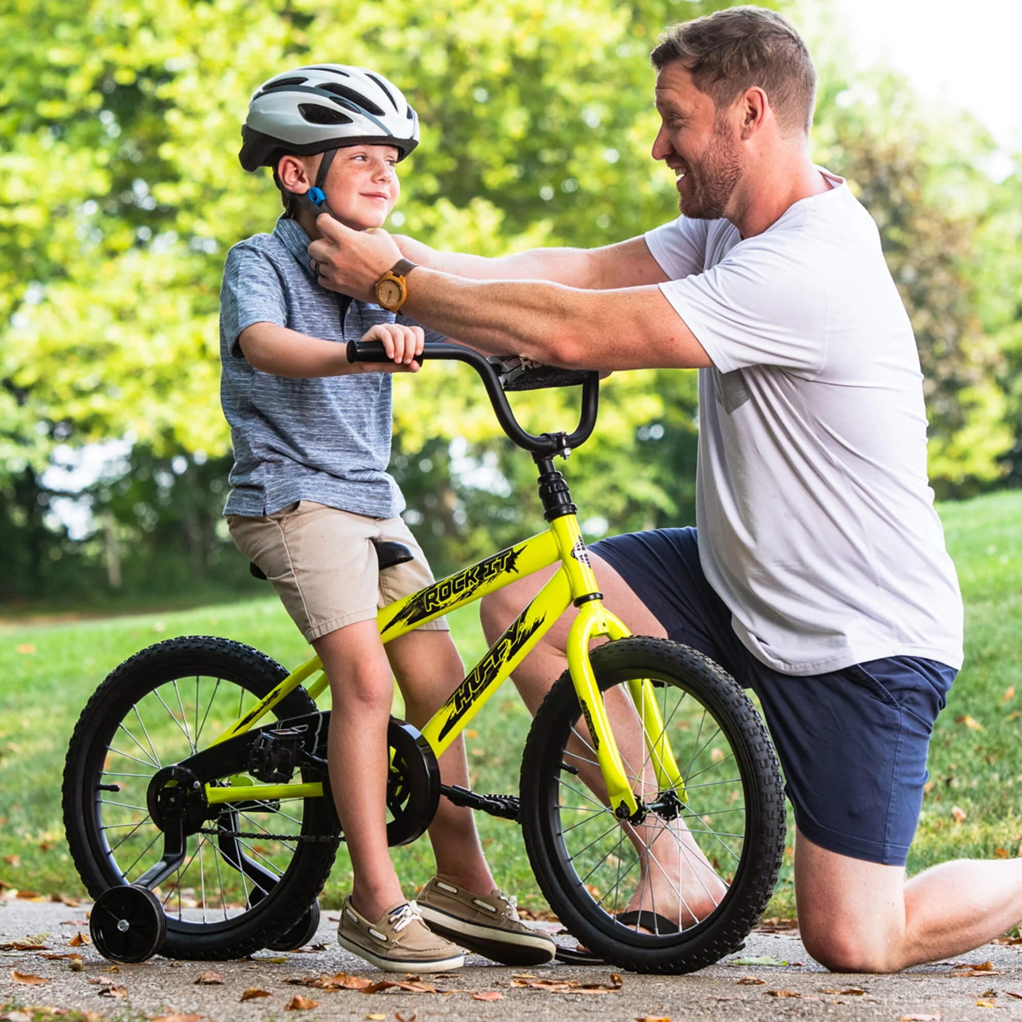 18 in. Rock It Boy Kids Bike, Neon Powder Yellow