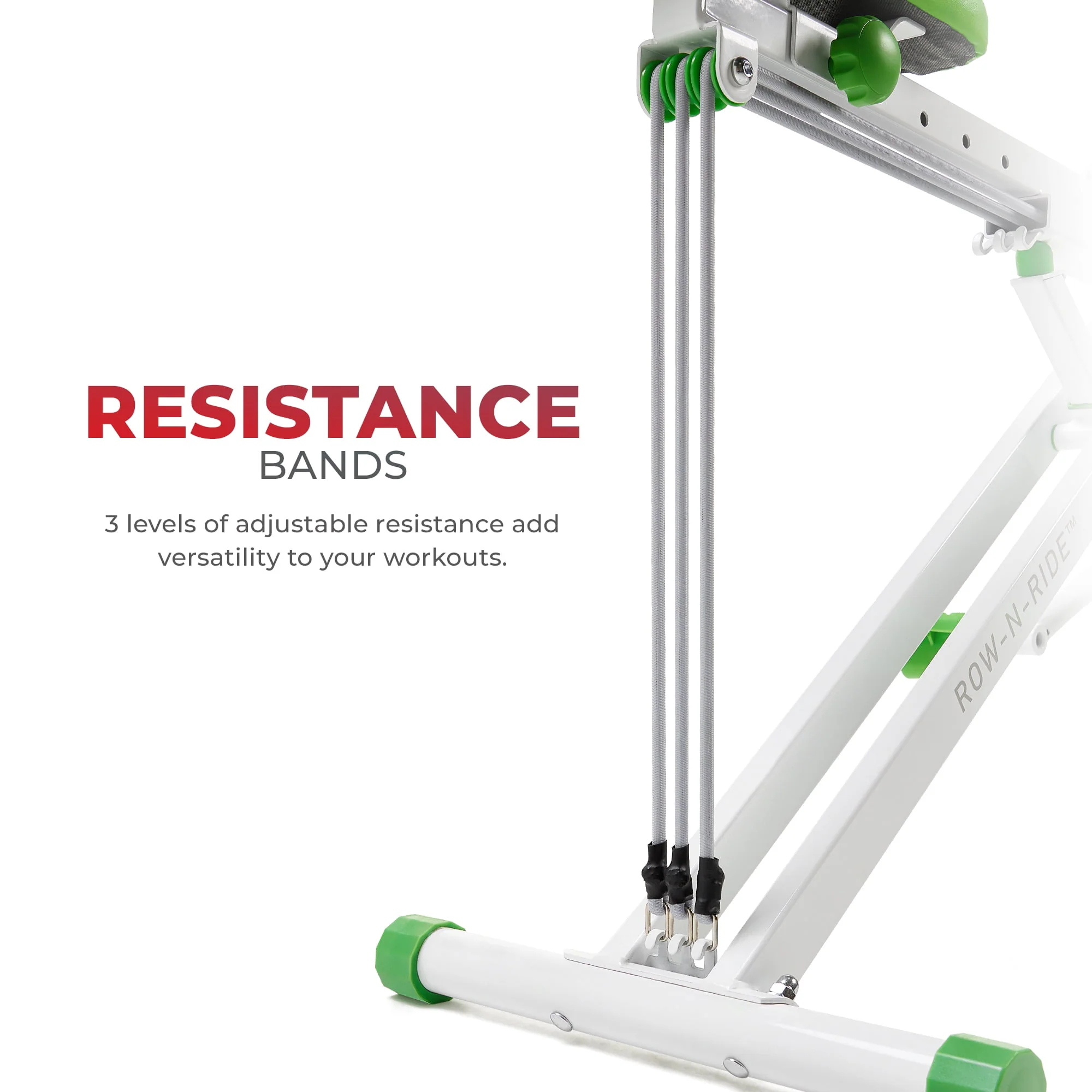 Sunny Health & Fitness Upright Row-N-Ride® Exerciser in Green - No. 077G