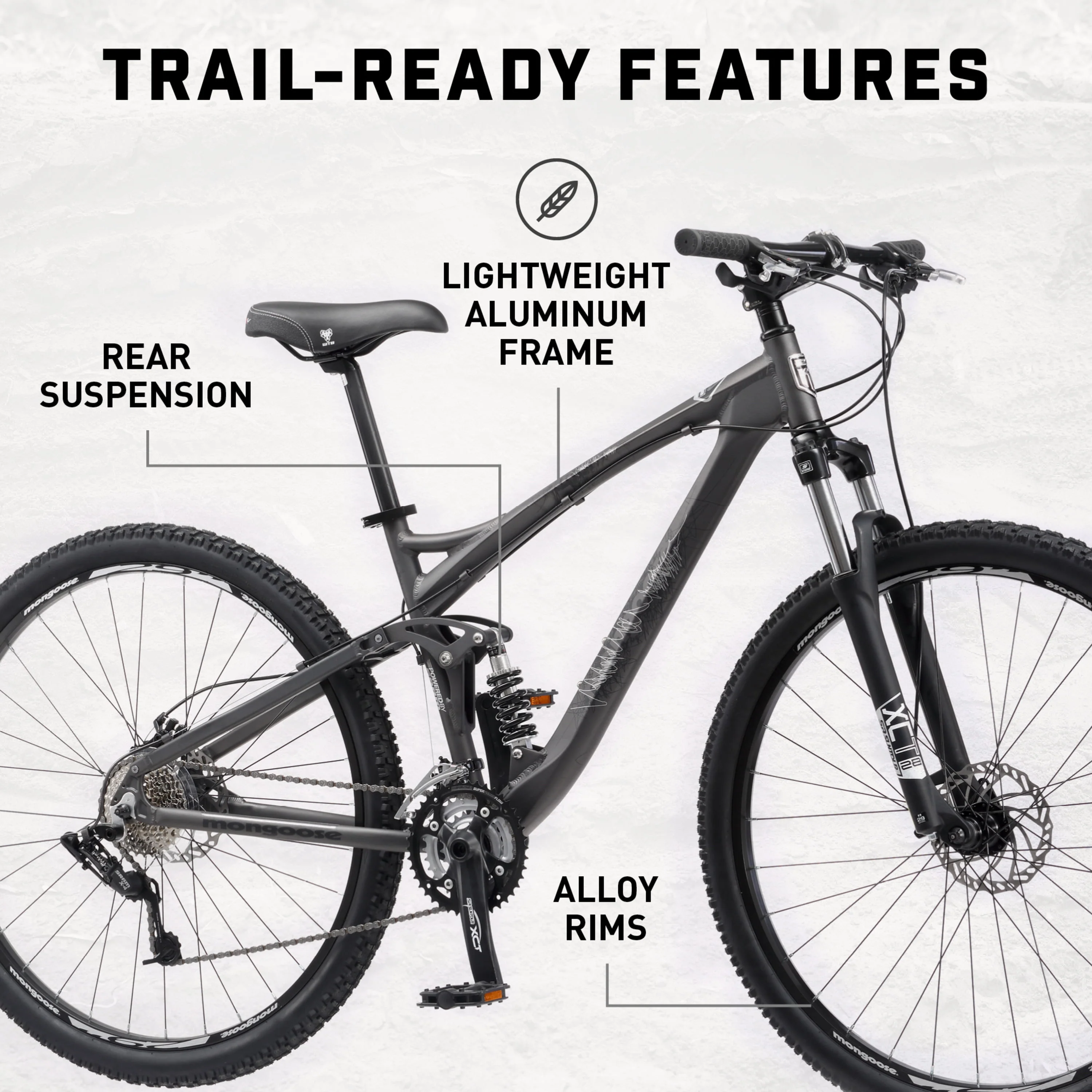 XR-Pro Men's Mountain Bicycle, 29-inch Wheels, 24 Speeds, Black
