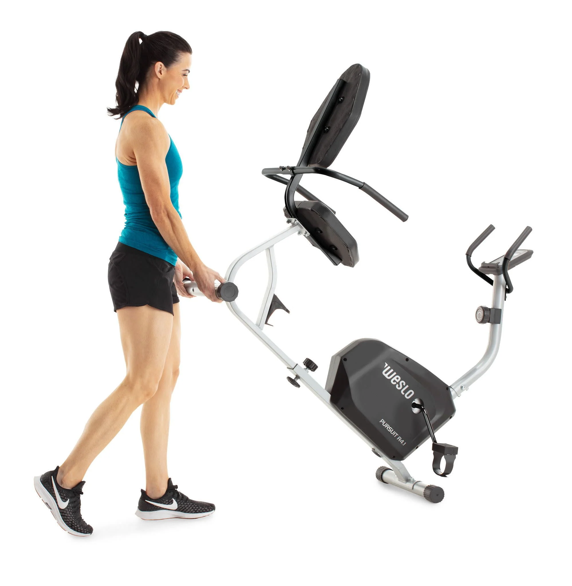 Weslo Pursuit R 4.1 Recumbent Exercise Bike with Inertia-Enhanced Flywheel