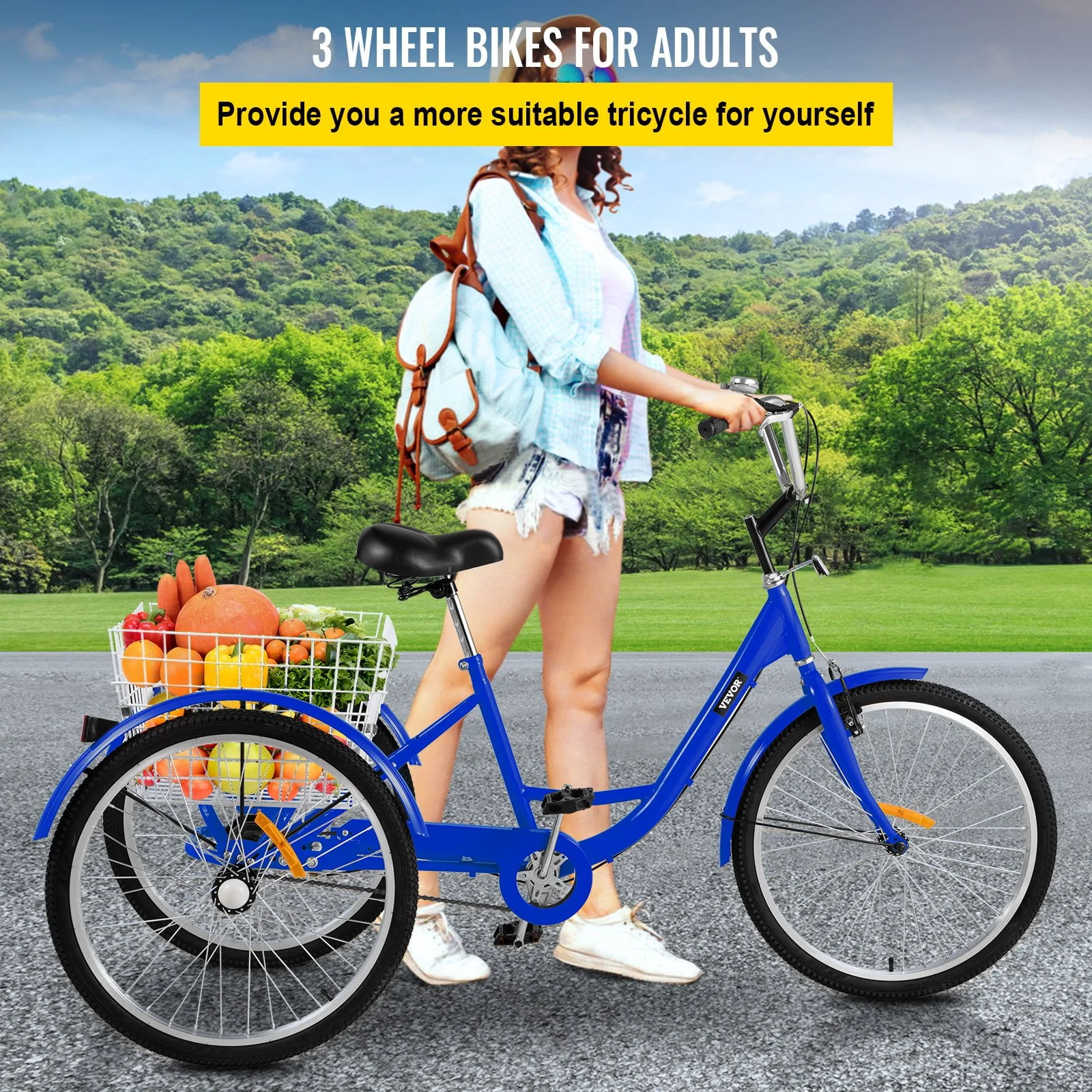 VEVOR Adult Tricycle 24