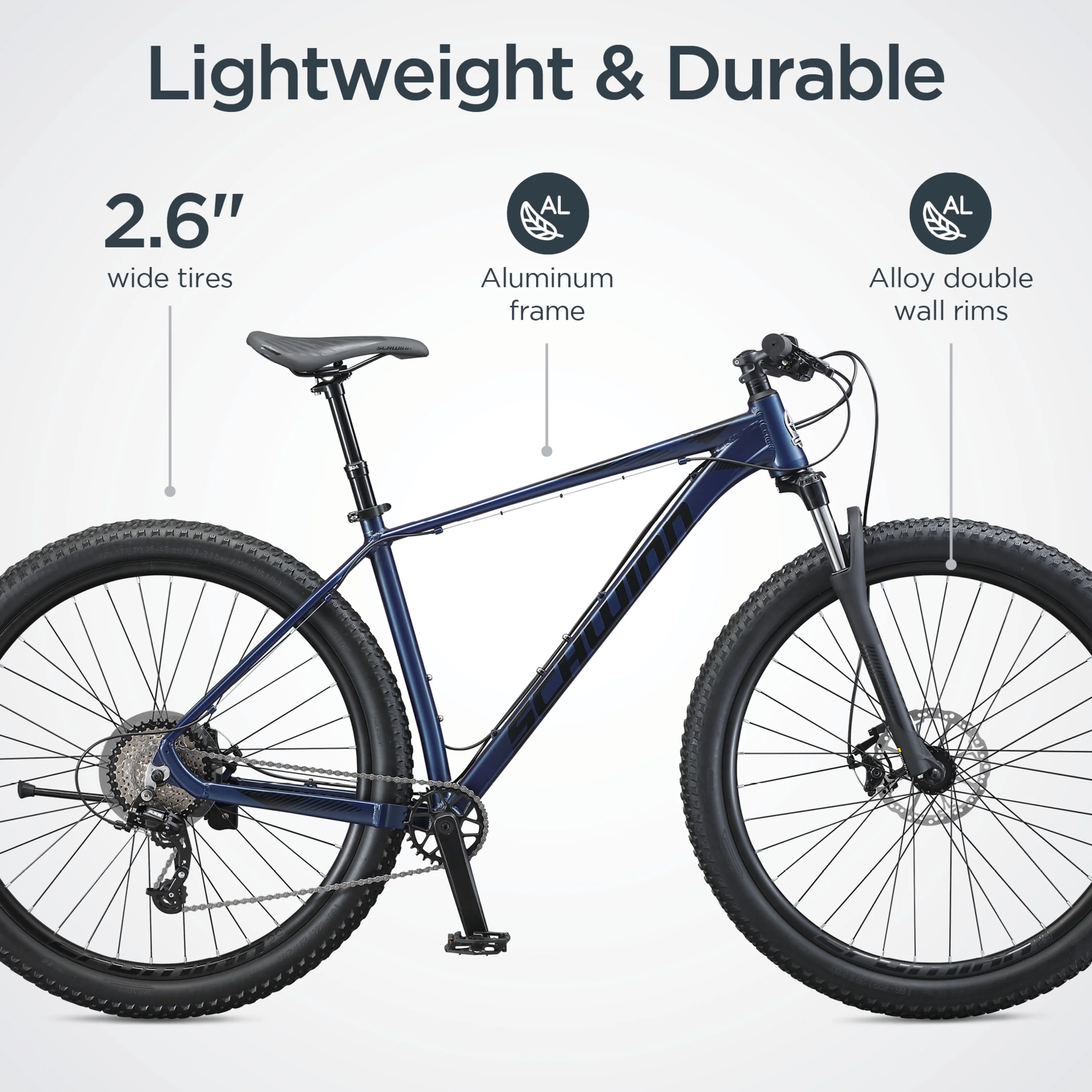 29-in. Axum DP Mens Mountain Bike, Blue, 19-in. Frame