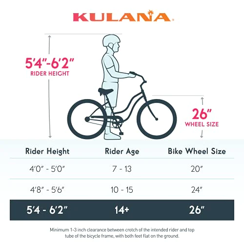 Kulana Lua Single Speed Tandem Cruiser Bike, 26-Inch Wheels, Yellow