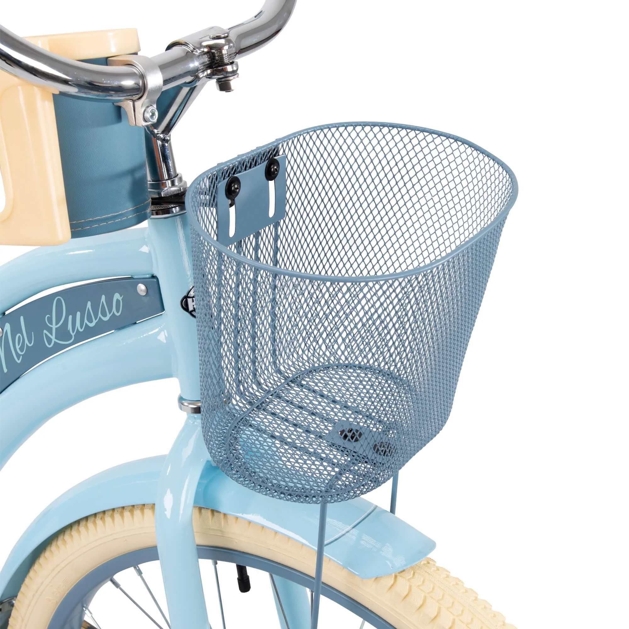Nel Lusso Classic Cruiser Bike with Perfect Fit Frame, Women's, Light Blue, 26 Inch