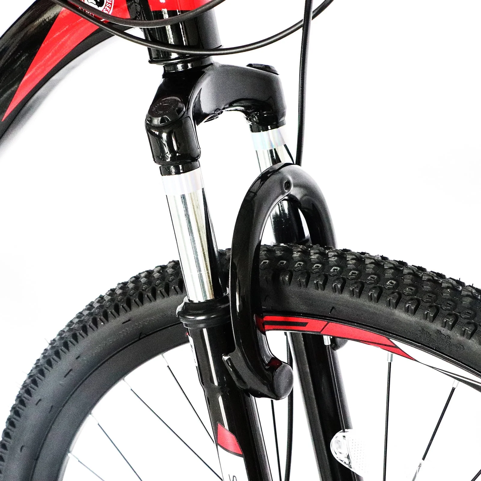 Zimtown 26in Wheel Mountain Bike, Adult 21 Speed Steel Bicycle, Black & Red