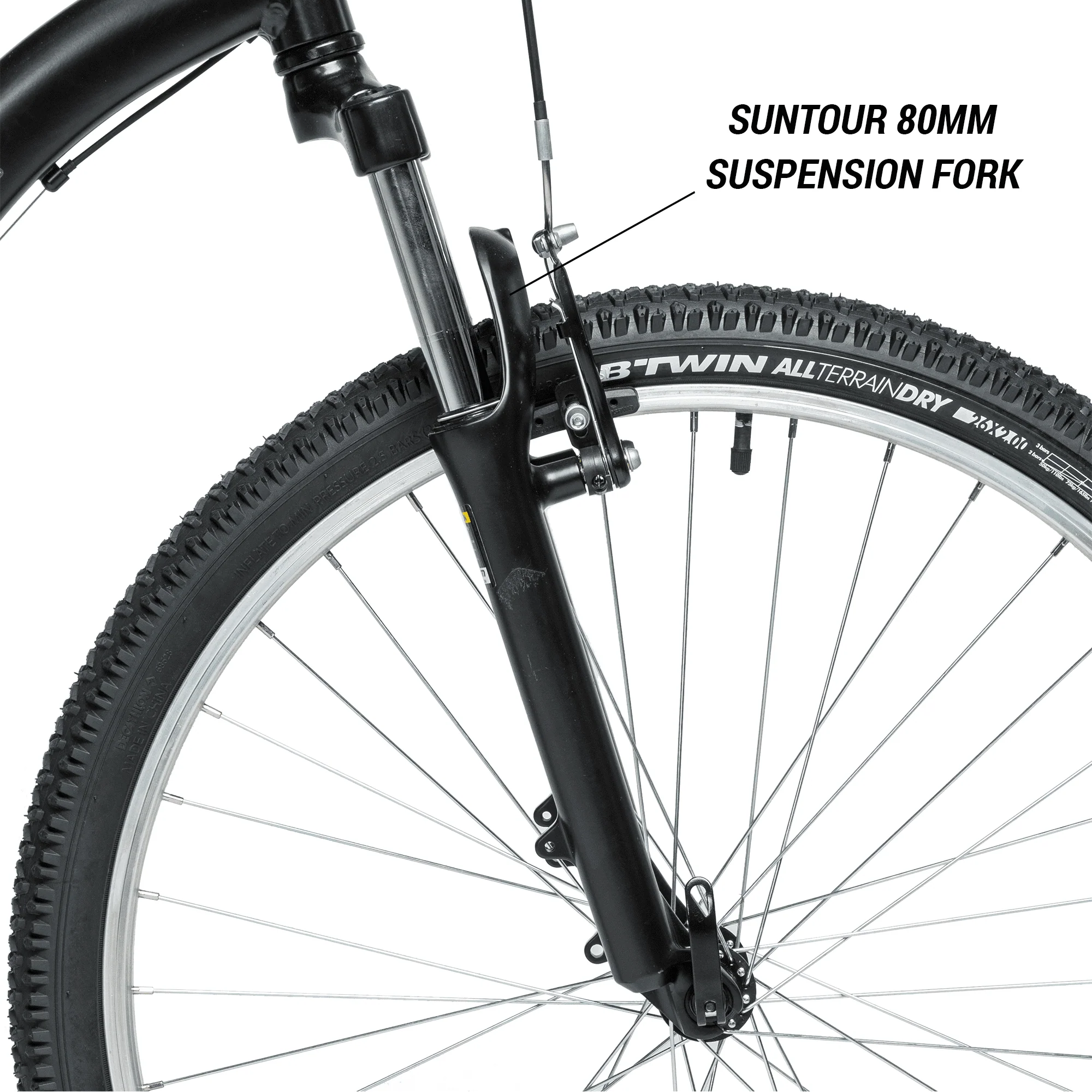 Decathlon Rockrider ST50, 21 Speed Aluminum Mountain Bike, 26