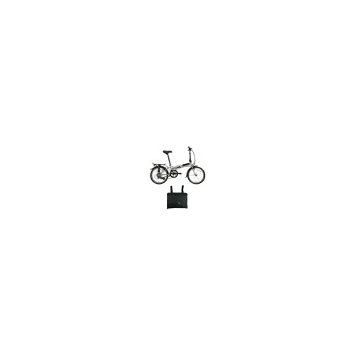 Dahon Mariner D8 Folding Bike (Brushed) with Dahon  Foldable Carry Bag
