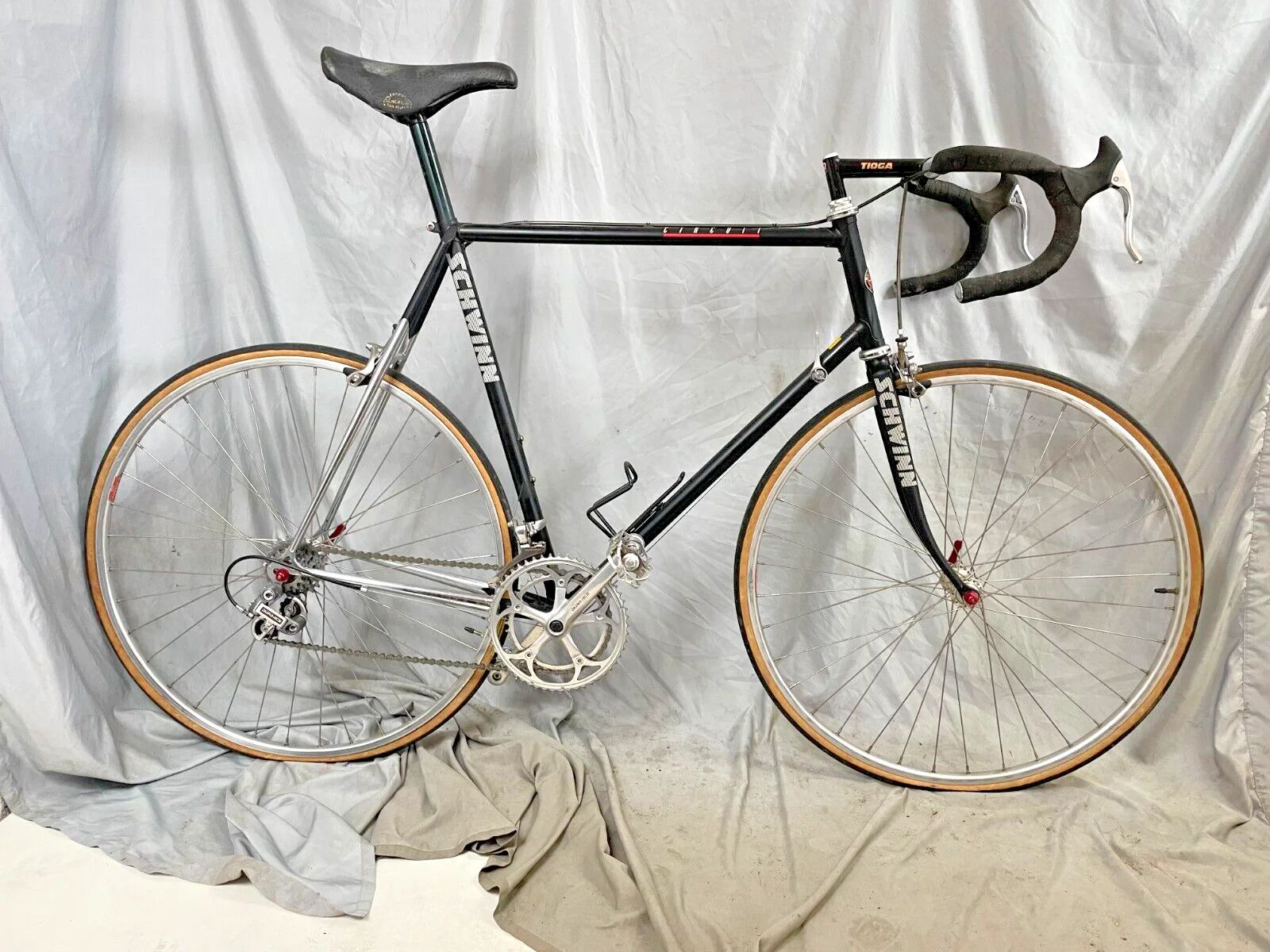 1986 Schwinn Circuit Touring Road Bike 61cm X-Large Colombus Steel USA Shipper!!
