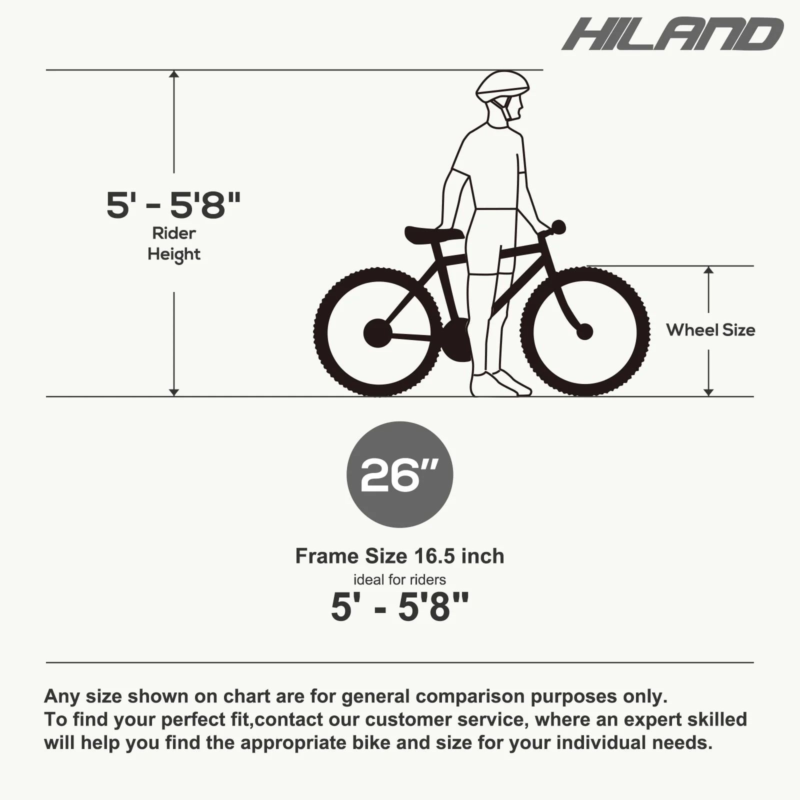 Hiland 26 inch Men and Women Mountain Bike, 24 Speeds Drive Train, Adult Bicycle, Black