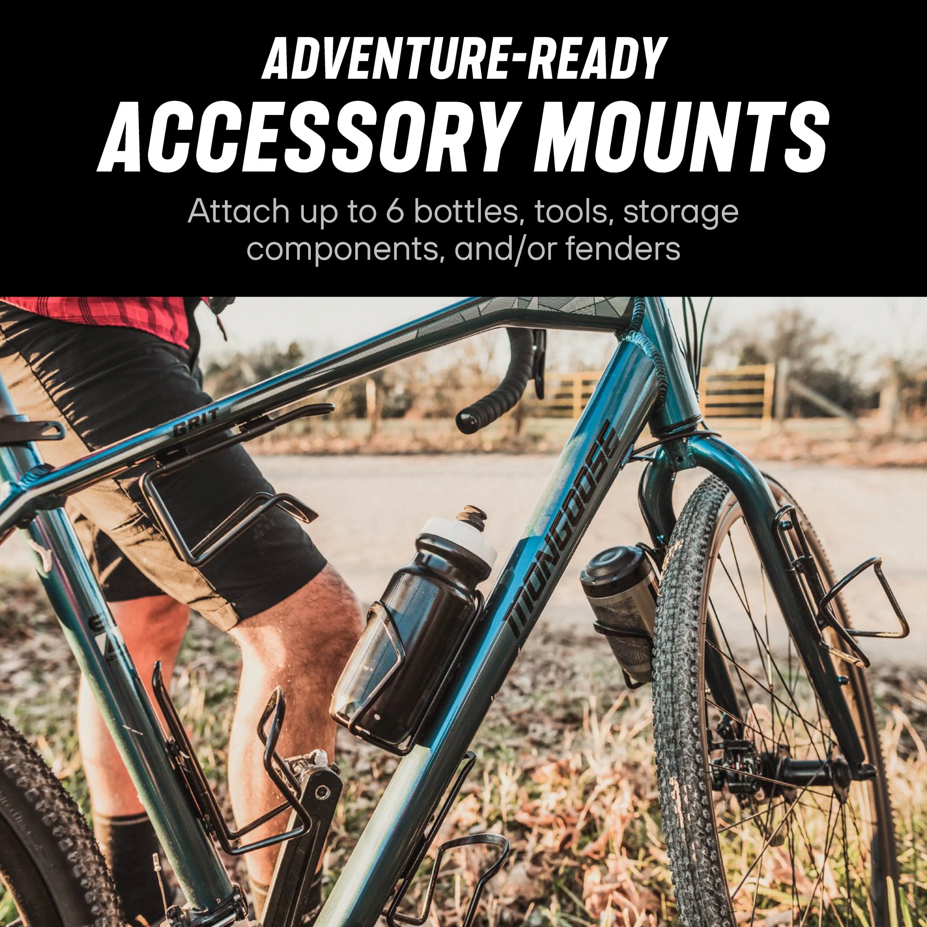 Grit Adventure Road Bike, 14 speeds, 700c wheels, blue