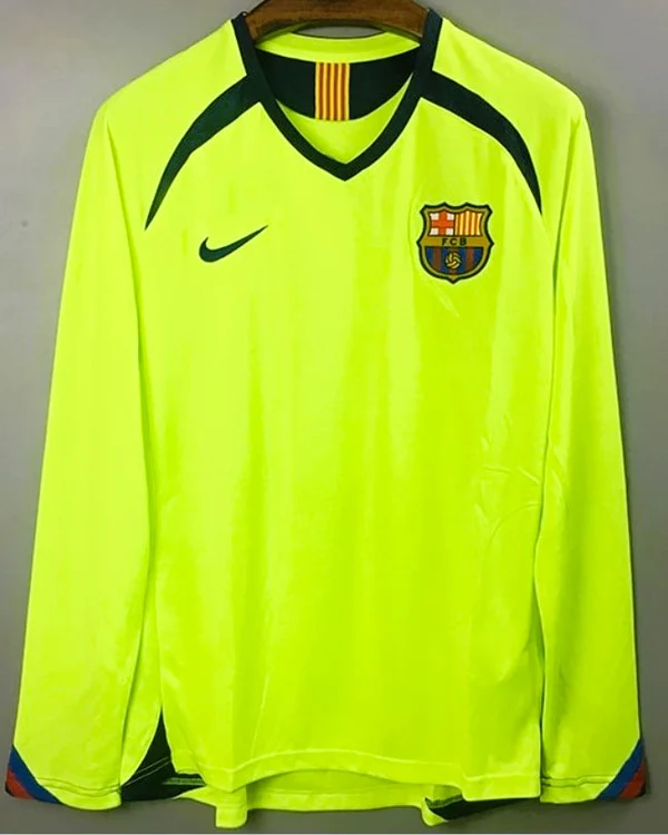 (Barcelona) Long sleeve shirt 2005-06away
