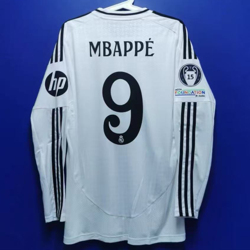 2024-2025 Real Madrid Home Long sleeve