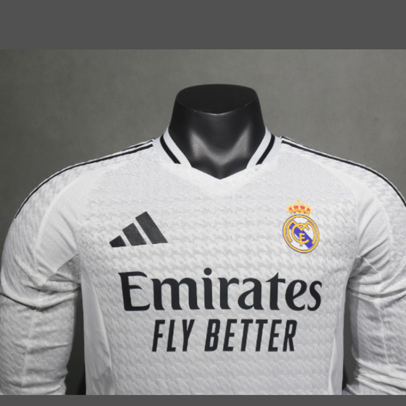 2024-2025 Real Madrid Home Player editionLong sleeve