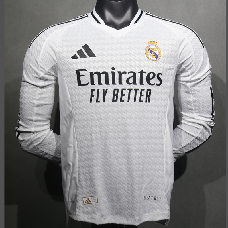 2024-2025 Real Madrid Home Player editionLong sleeve