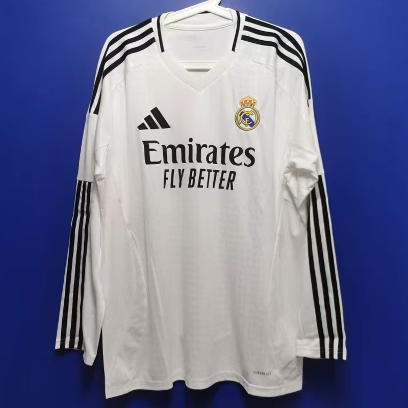 2024-2025 Real Madrid Home Long sleeve