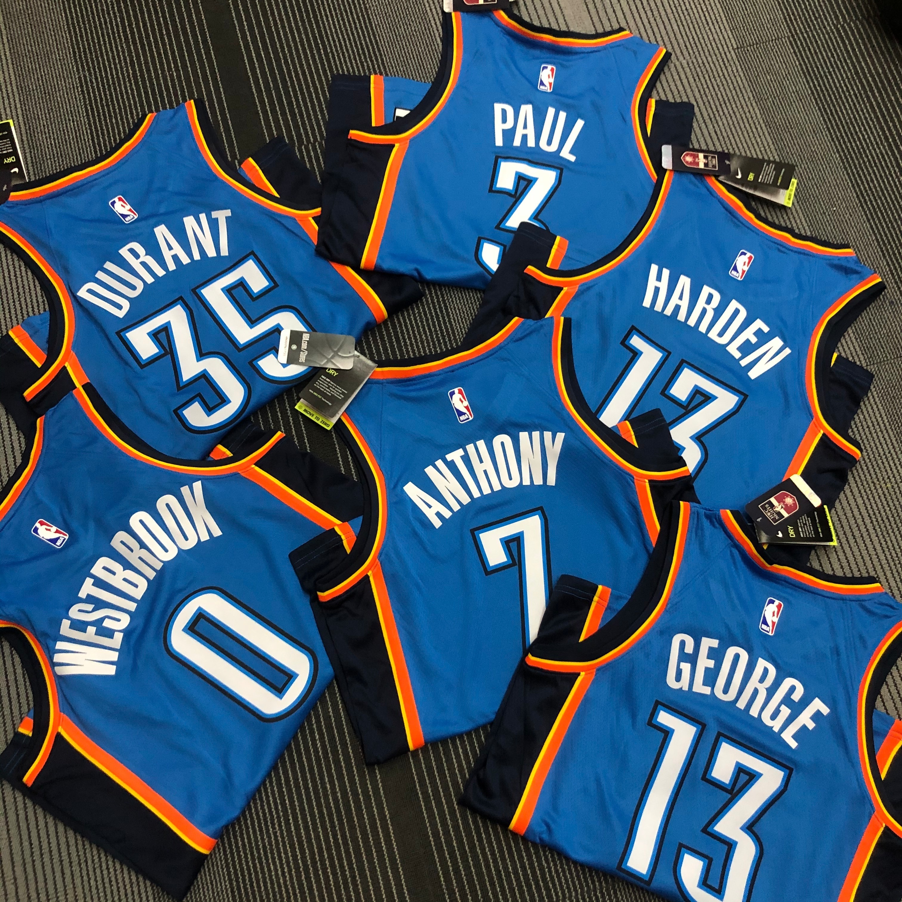 Thunder blue # 13 Harden