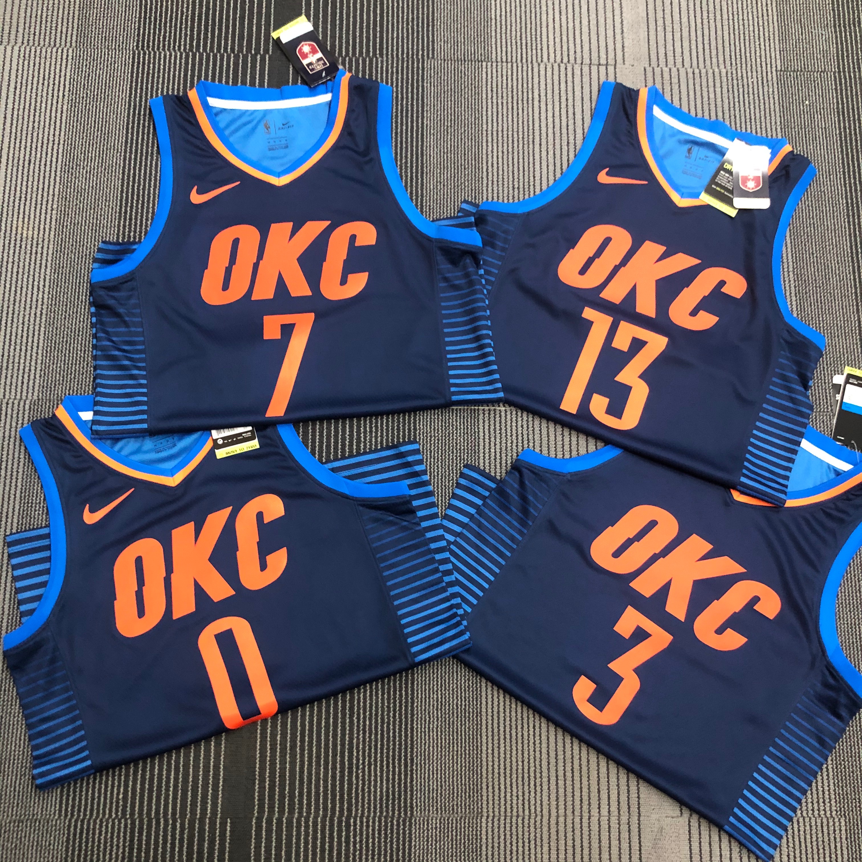 Thunder Blue stripe 0 Westbrook