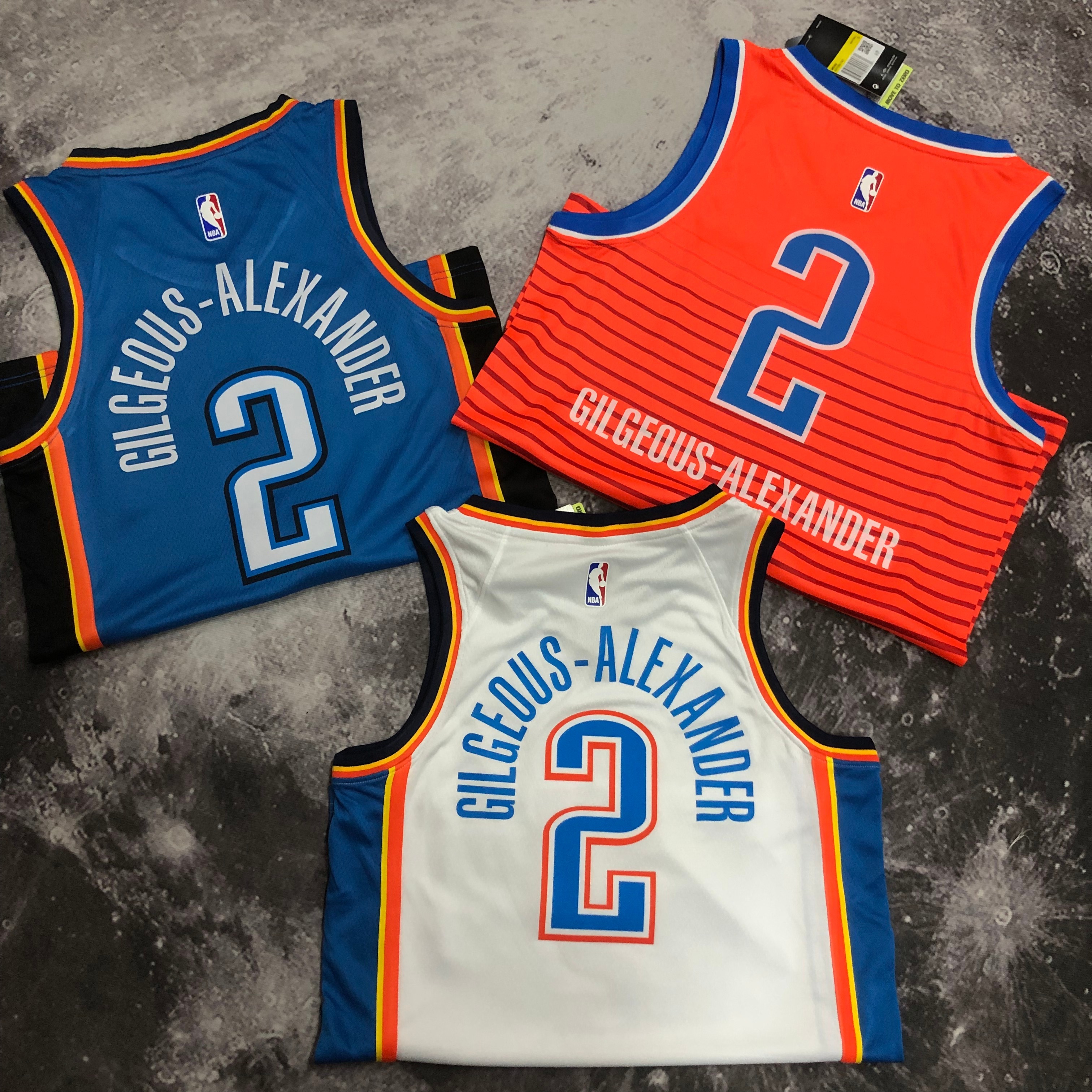 Thunder white 2 Gilgeous- Alexander