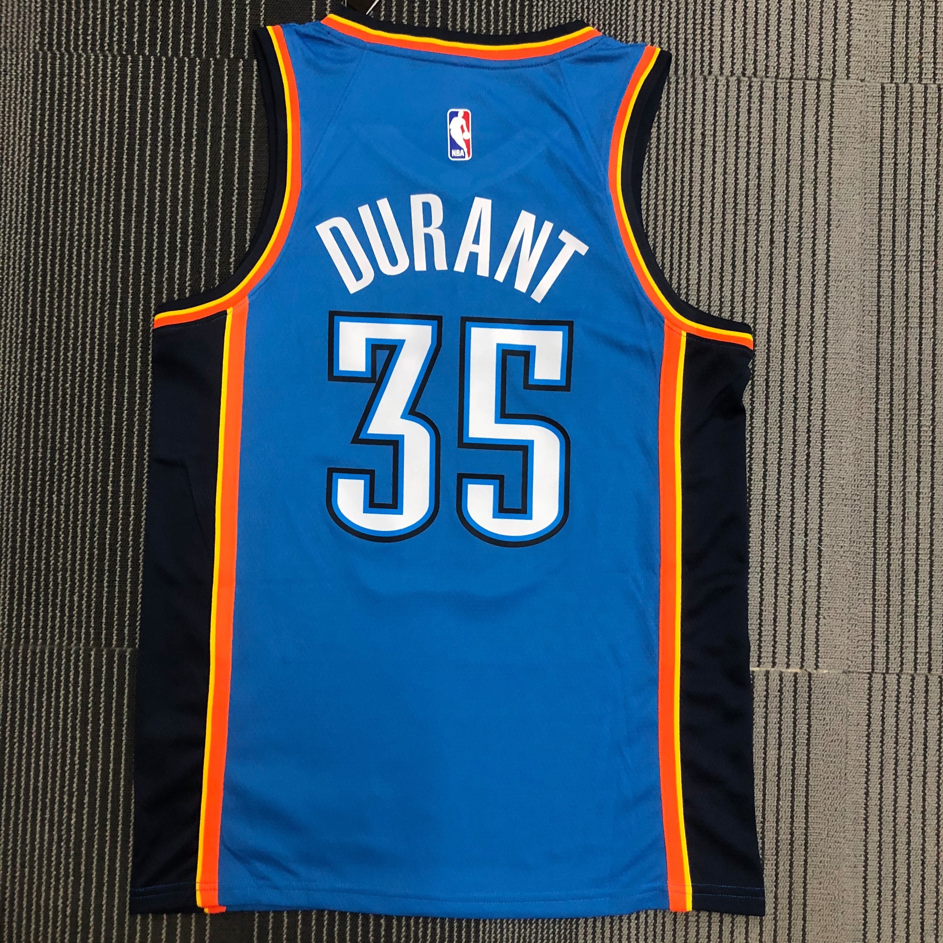 Thunder blue number 35 Durant