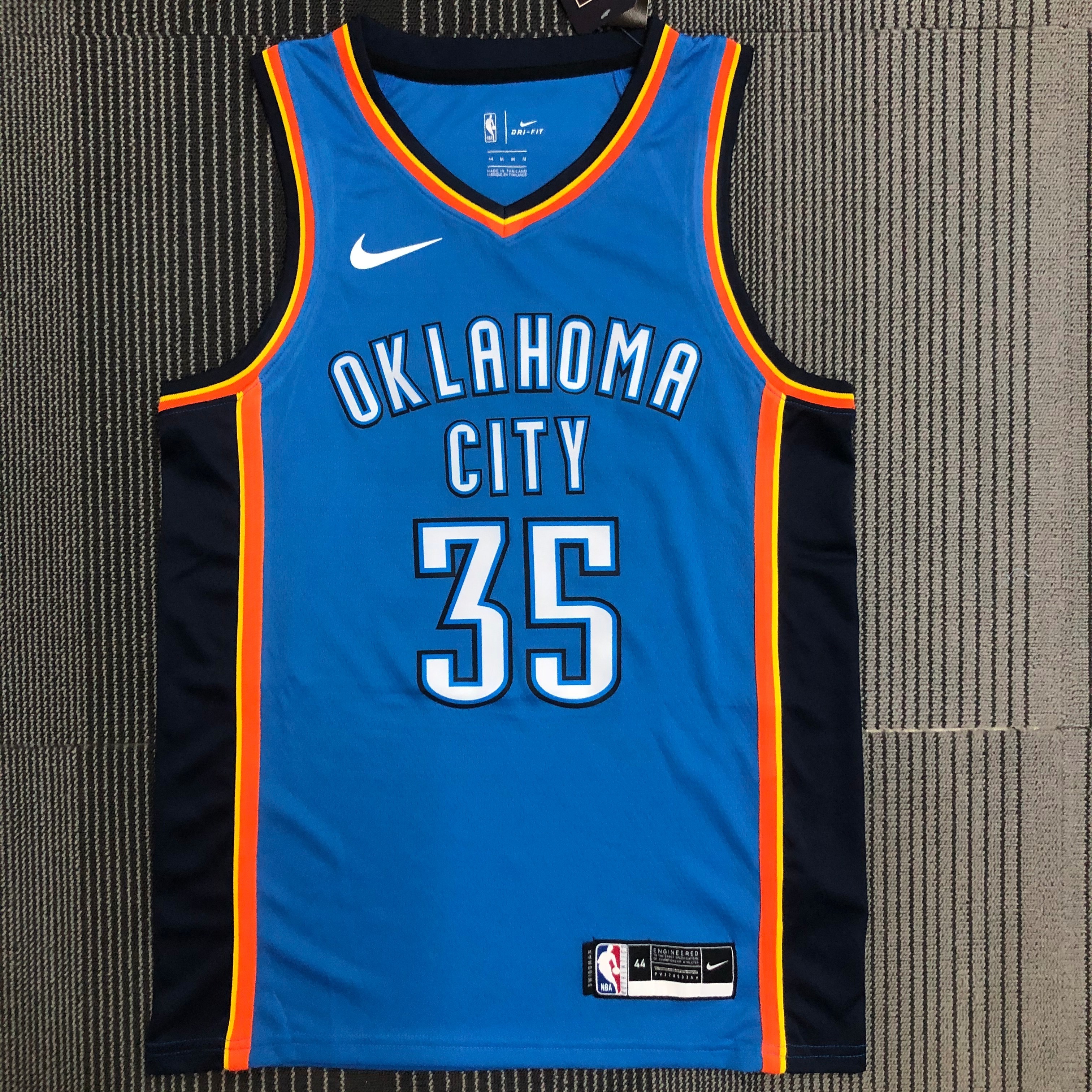 Thunder blue number 35 Durant