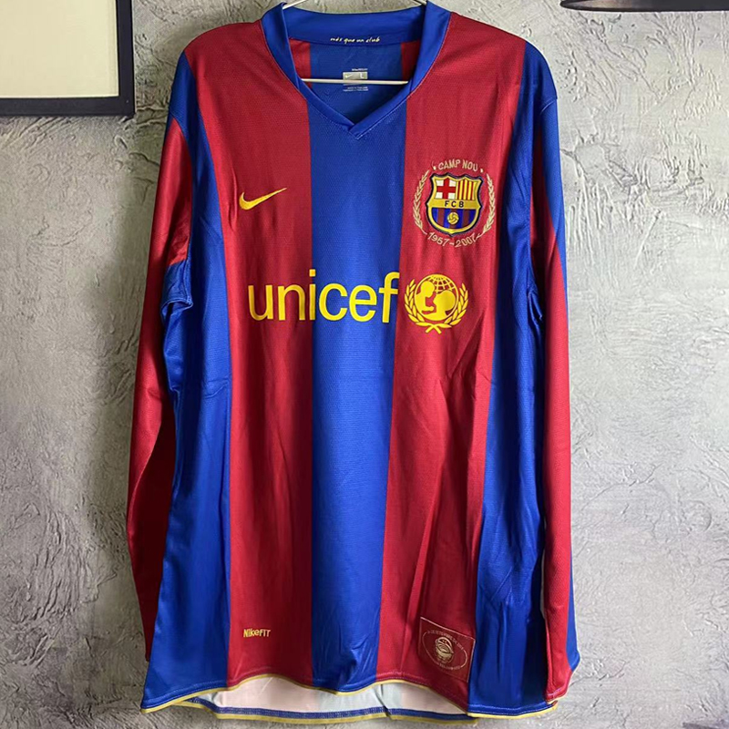 2007-2008 (Barcelona) Home Long sleeve
