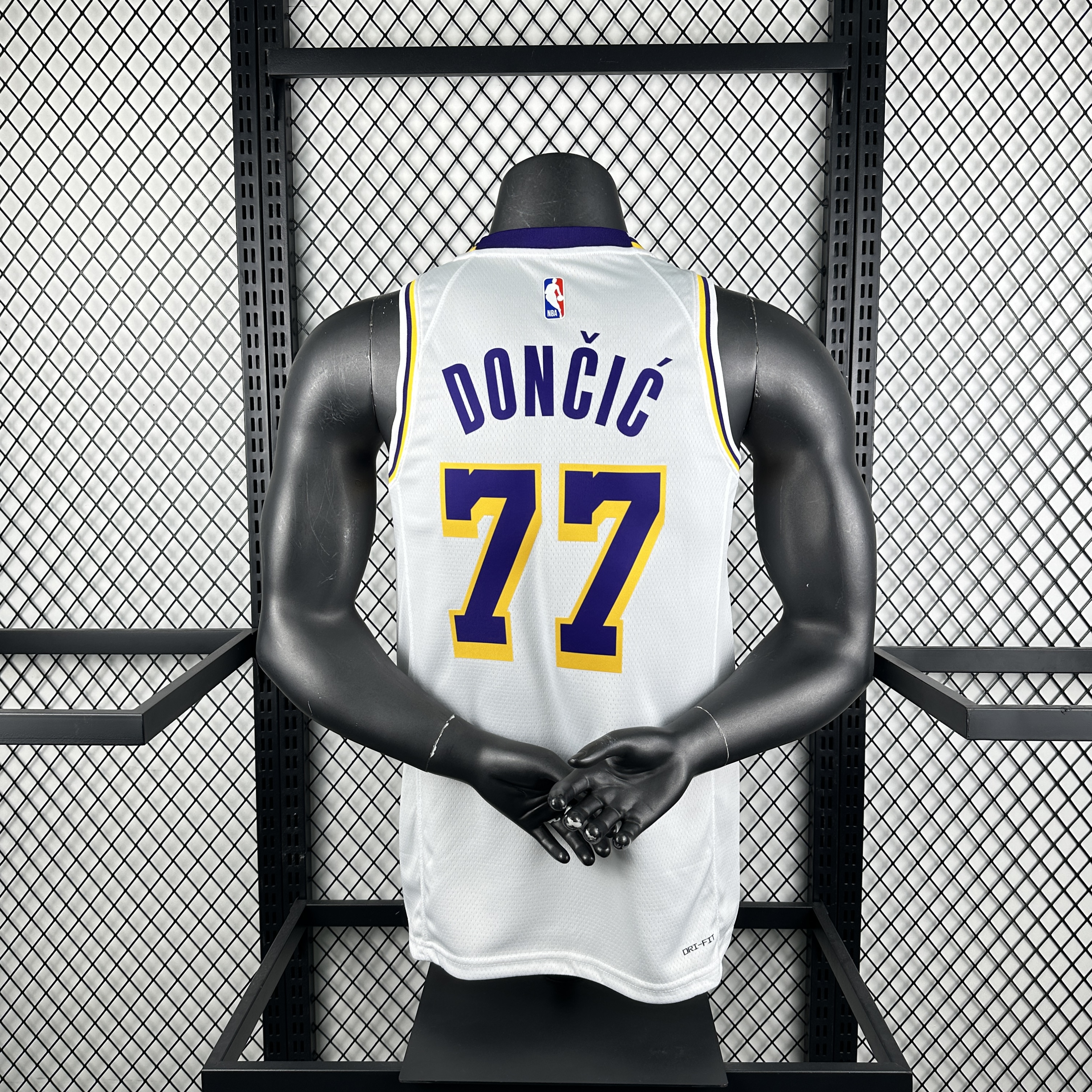 23 Lakers white # 77 Doncic