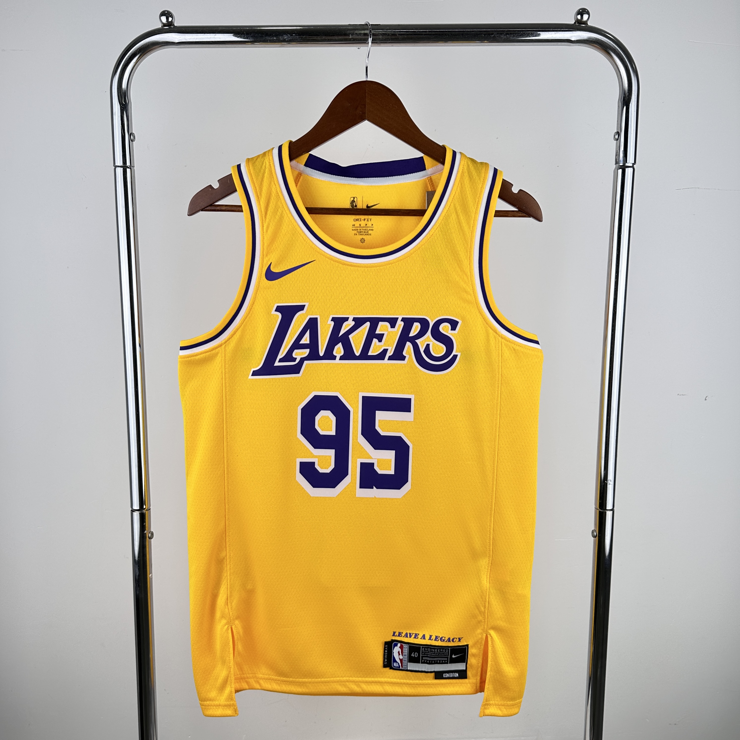 Lakers crew neck yellow 95 TOSCANO