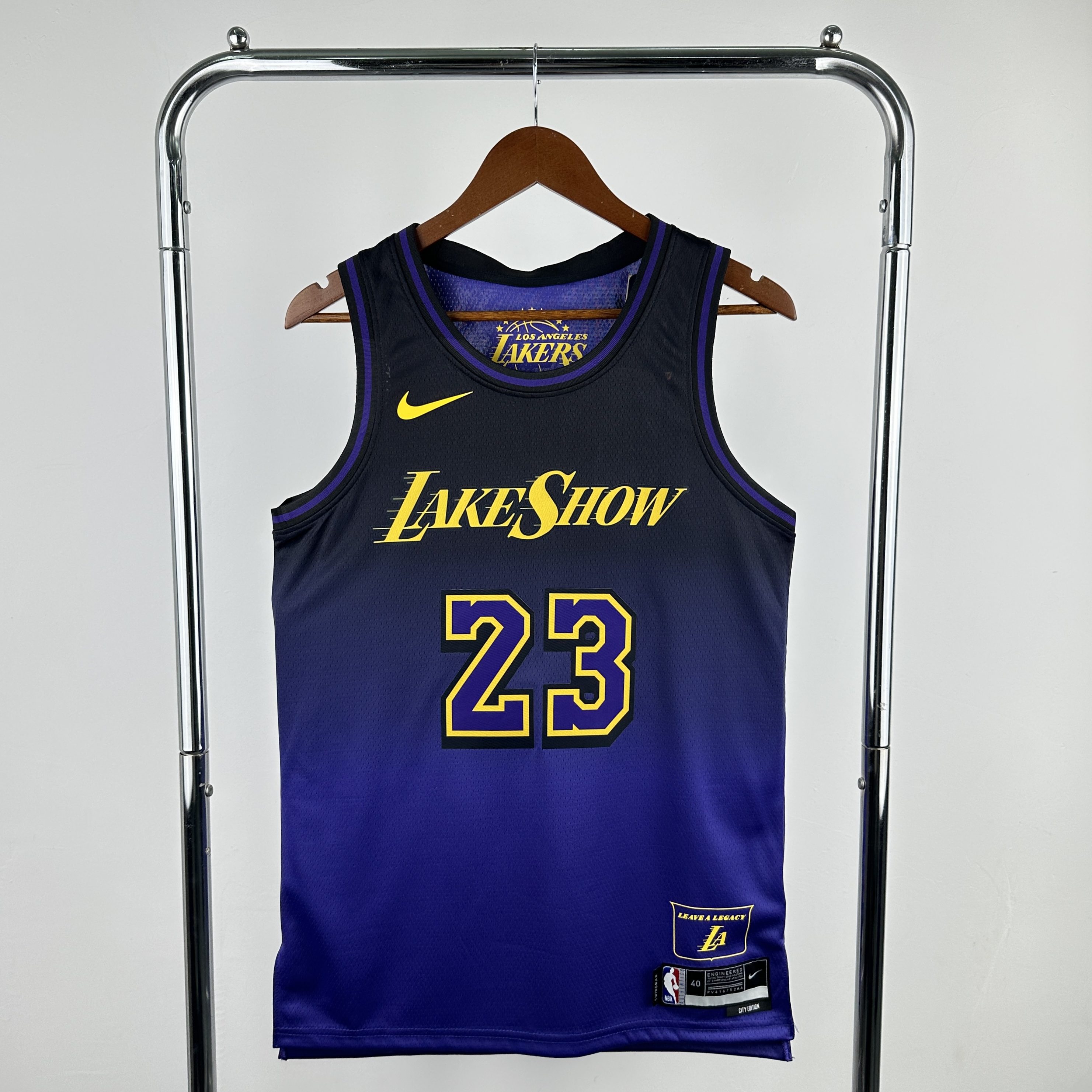 25 season Lakers City Edition # 23 James