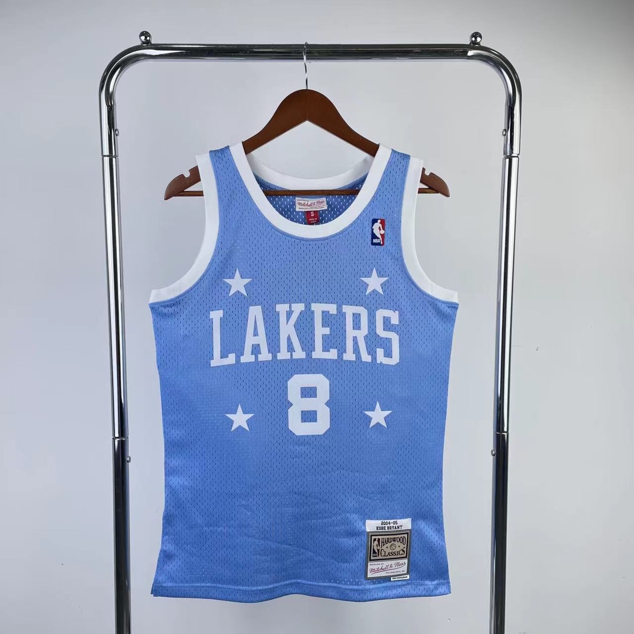 MN Fan Edition Hot Press Throwback jersey Lakers 200405 North Carolina No. 8 Bryant