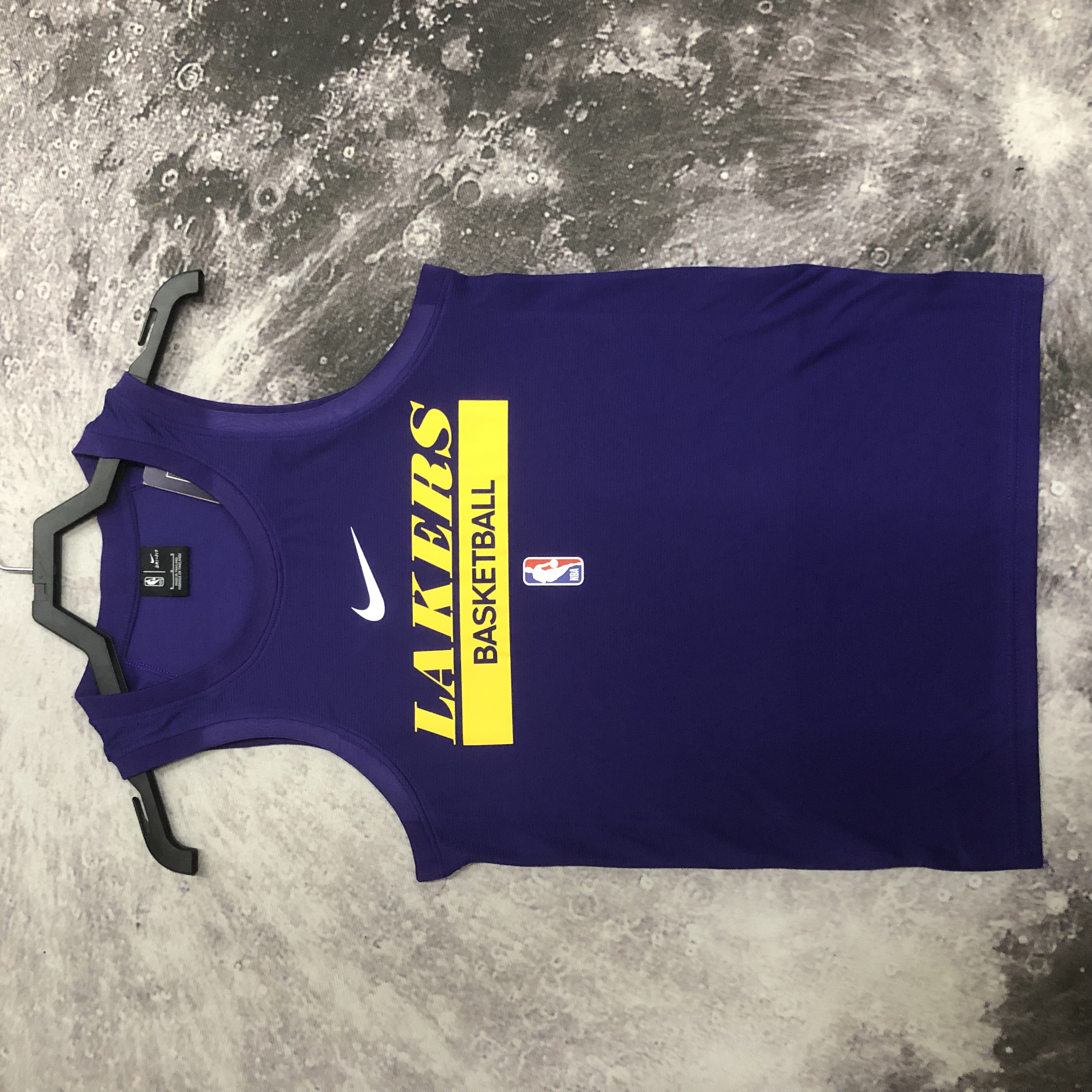 23 Lakers purple Player's training vest